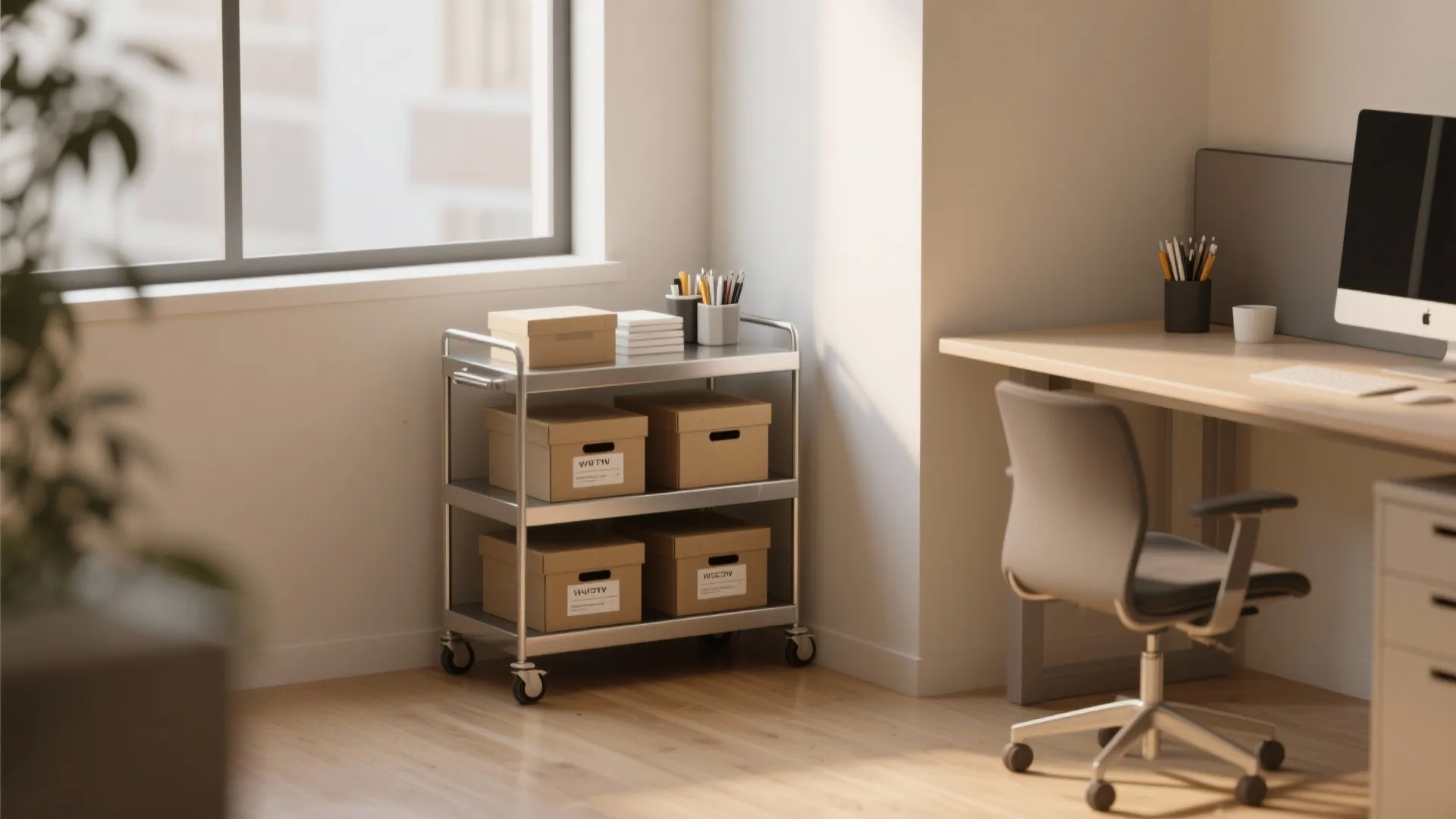 2. Rolling Storage Carts