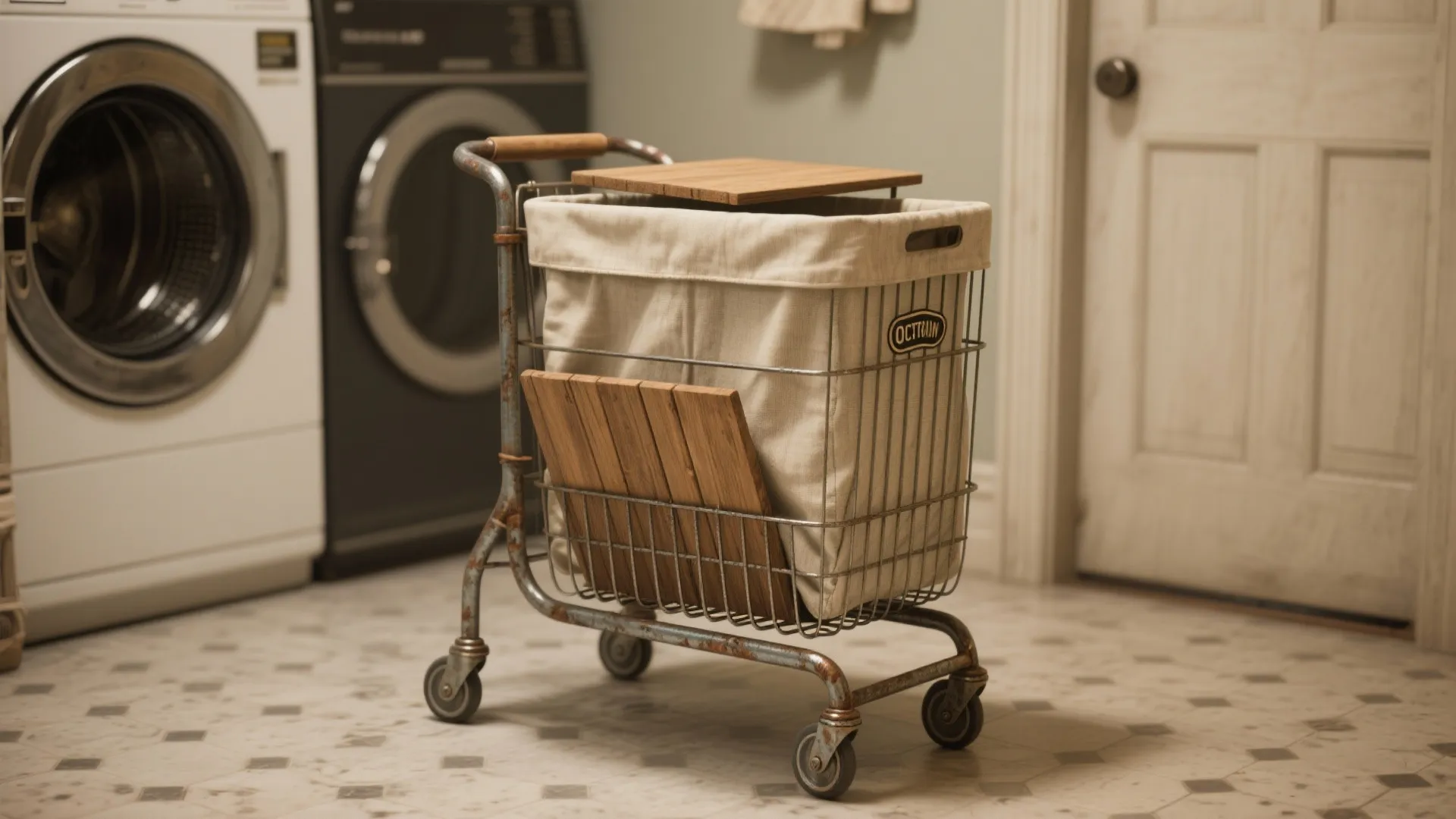 5. Rolling Baskets That Double as Decor