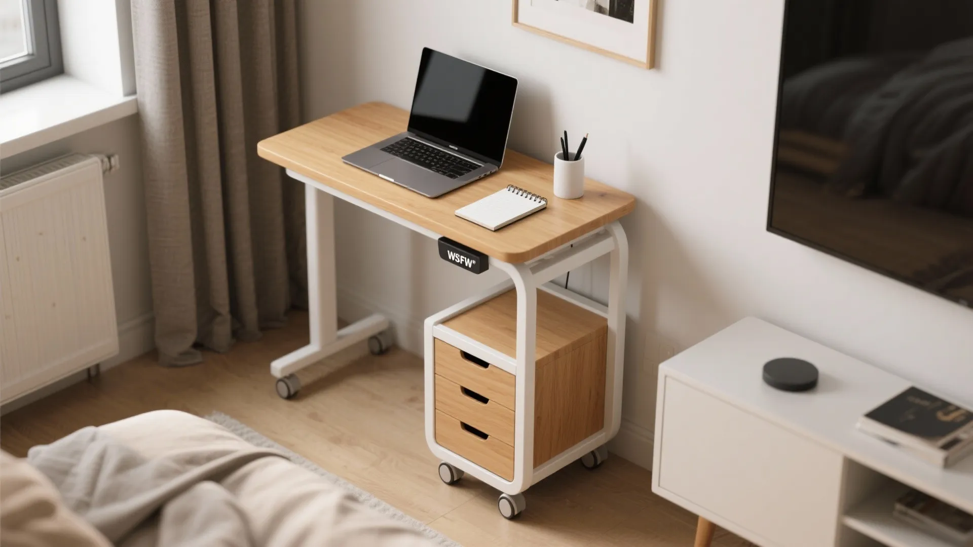 10. Rolling Workstation