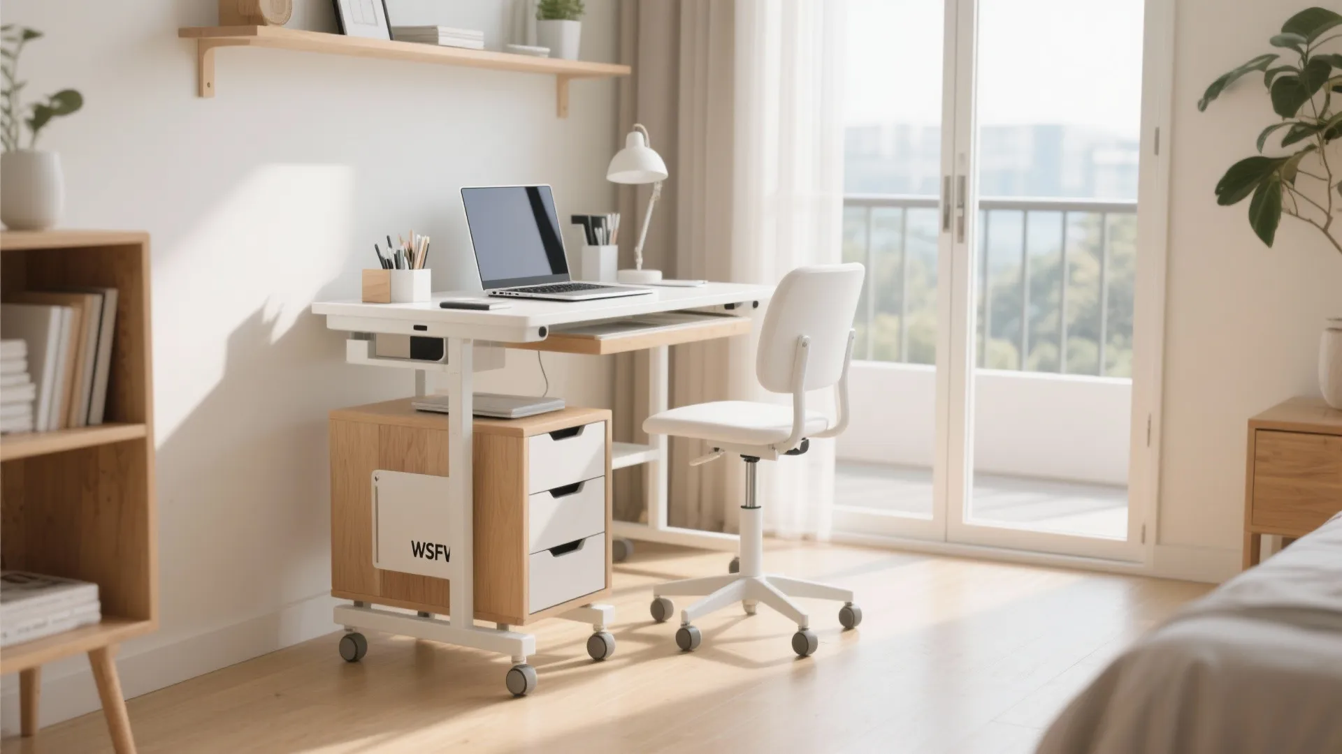 10. Rolling Workstation