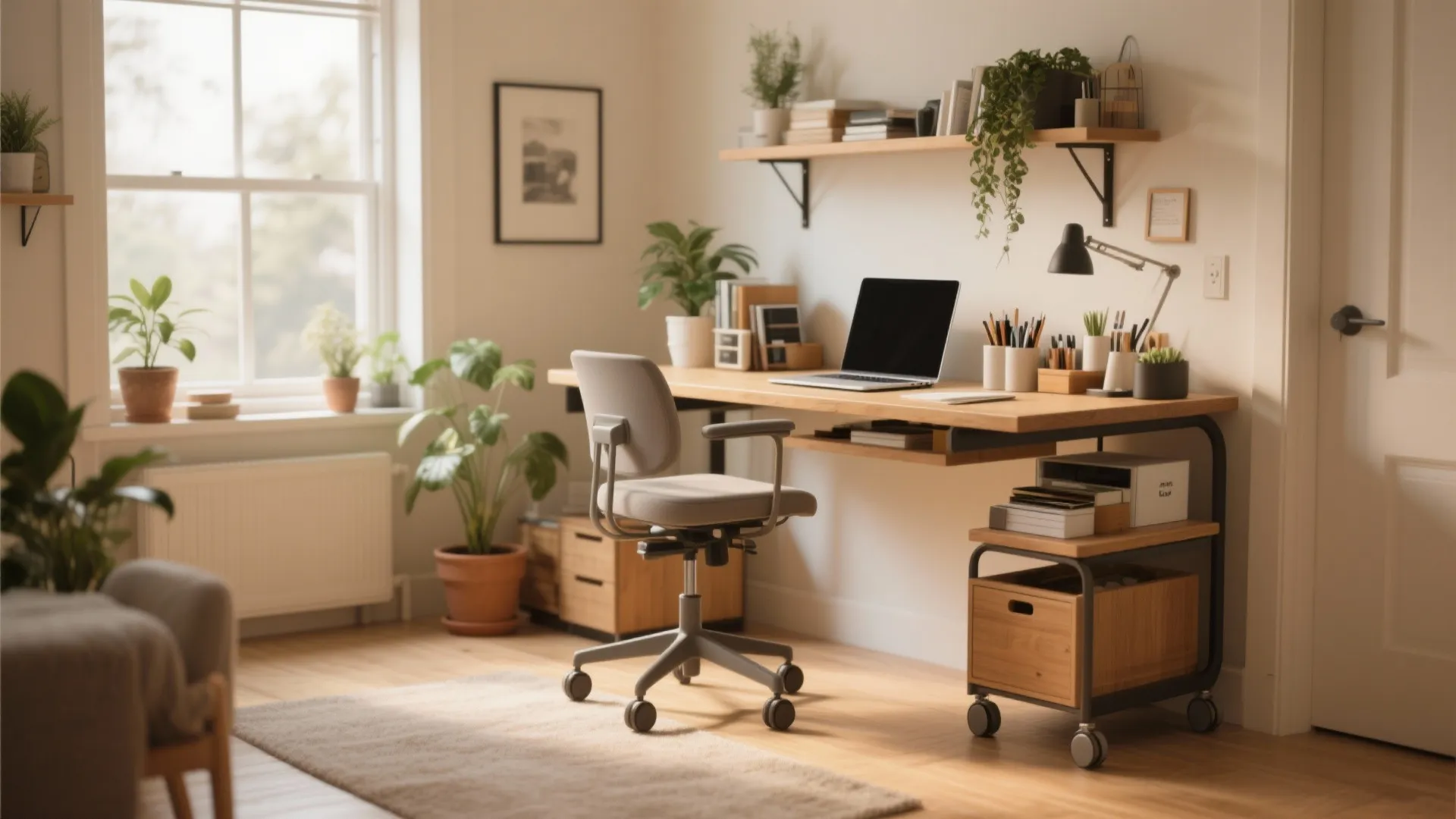 10. Rolling Workstation