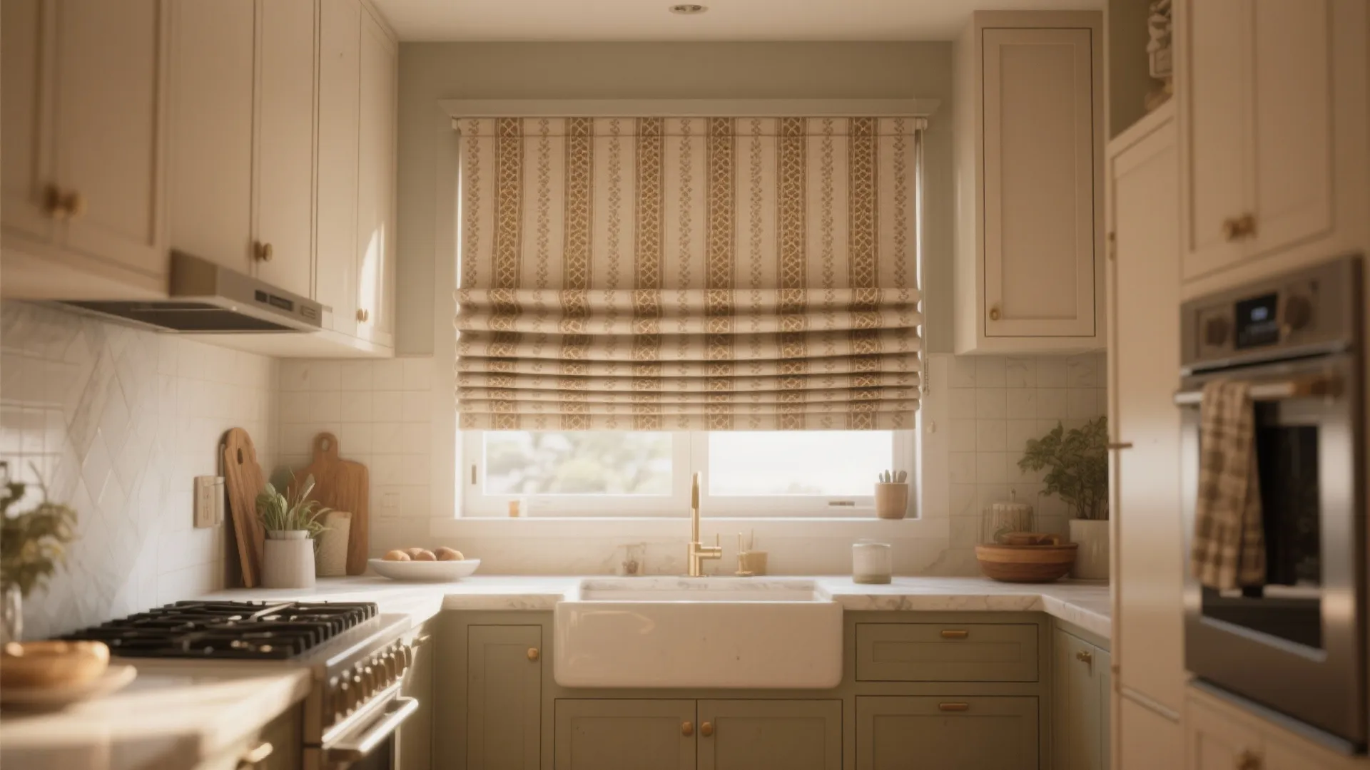 Roman Blinds — Soft folds, compact stack