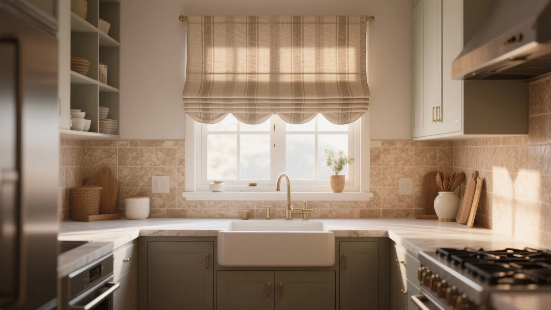 Roman Shades for Elegance