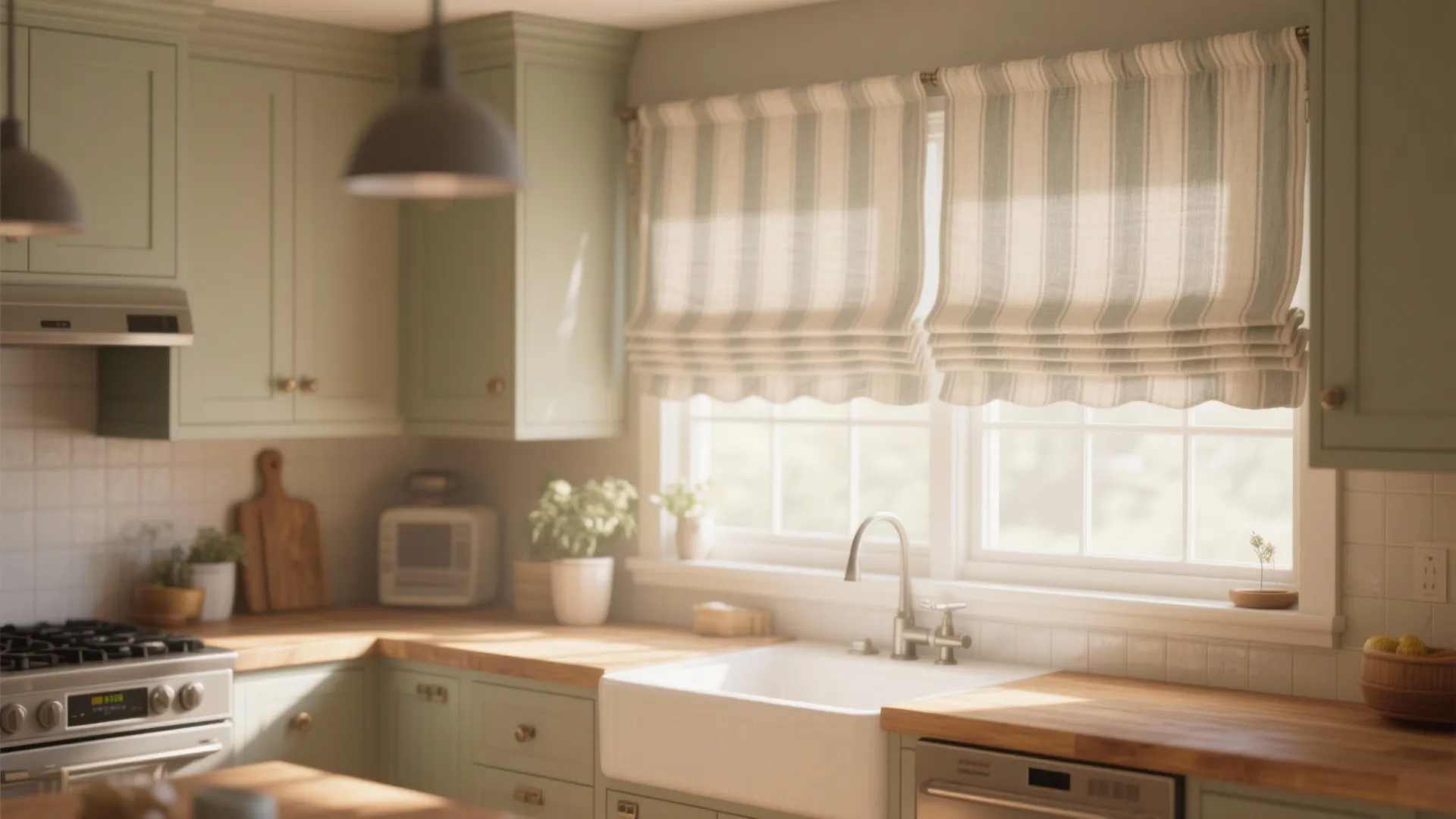 2. Roman Shades