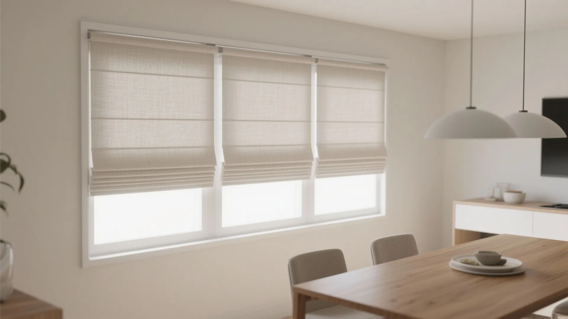 Roman Shades for Minimalist Appeal