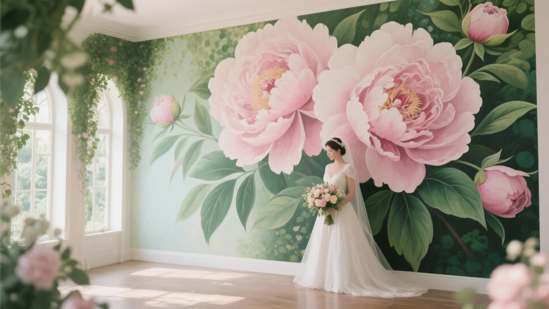 Romantic Floral Murals