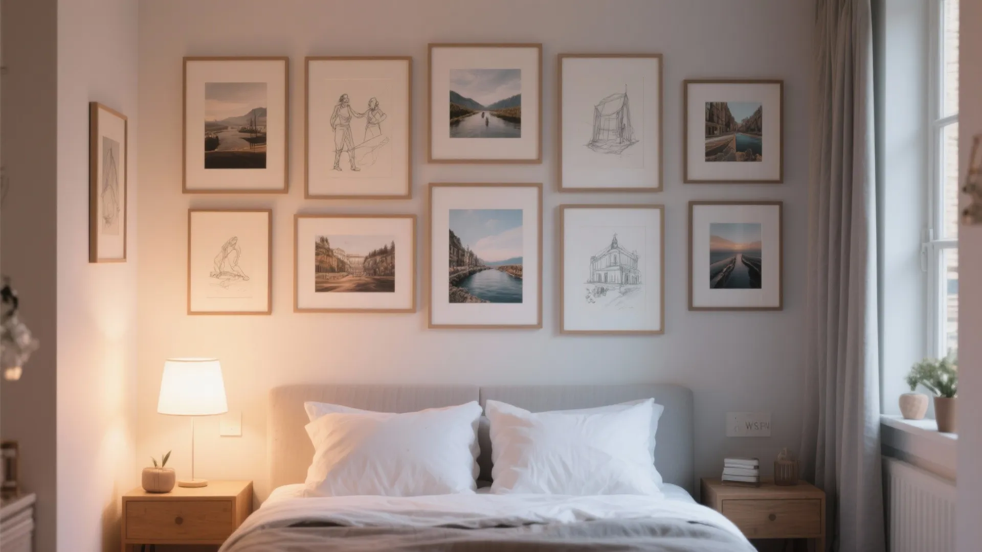 Romantic Art Gallery Wall