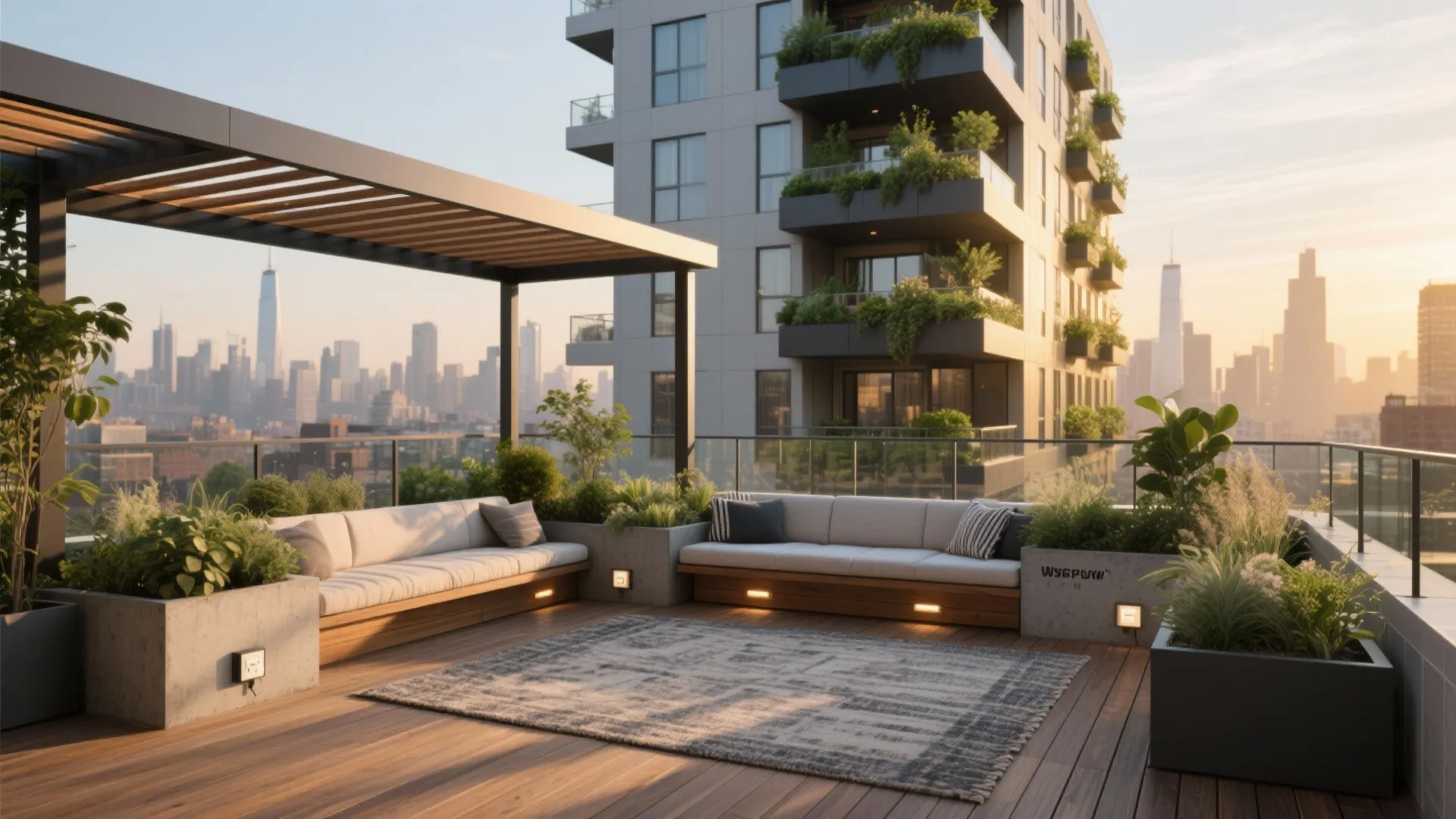 Roof Deck as “Fourth Room” + Balcony Garden Stack