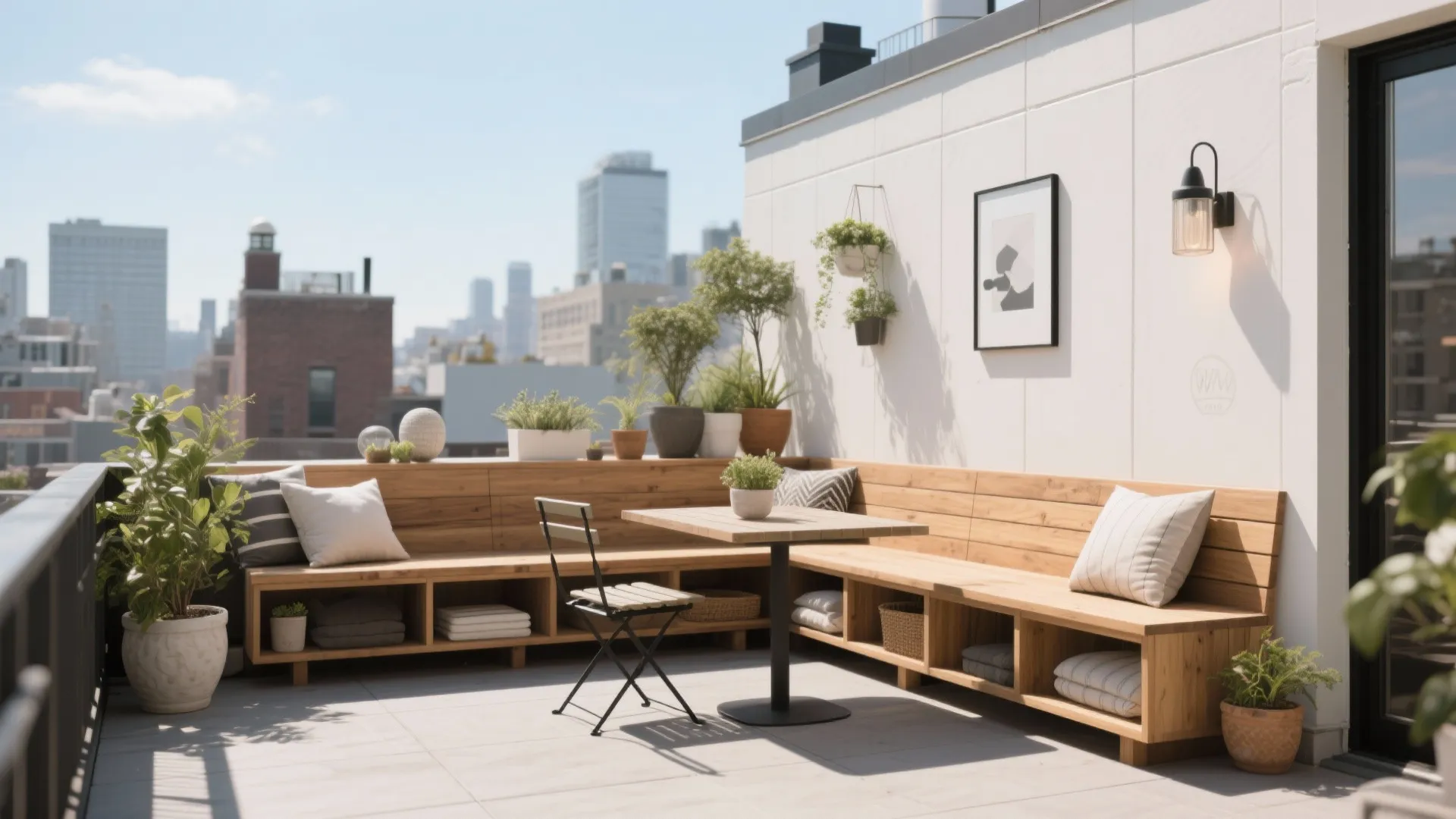 Tip 3: Built-in bench seating