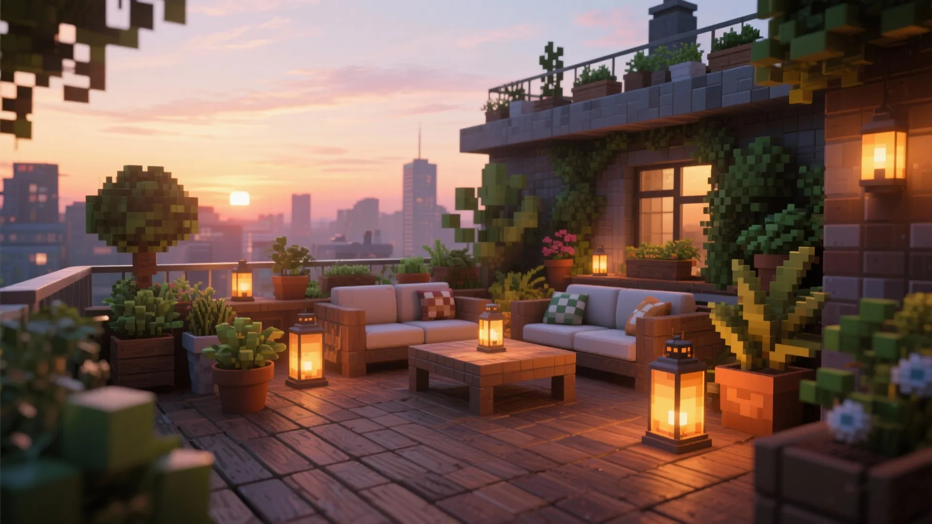 4. Rooftop Garden Lounge