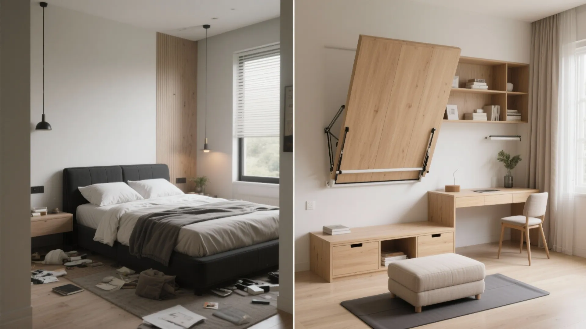 Multi-Functional Furniture for Dual-Purpose Rooms