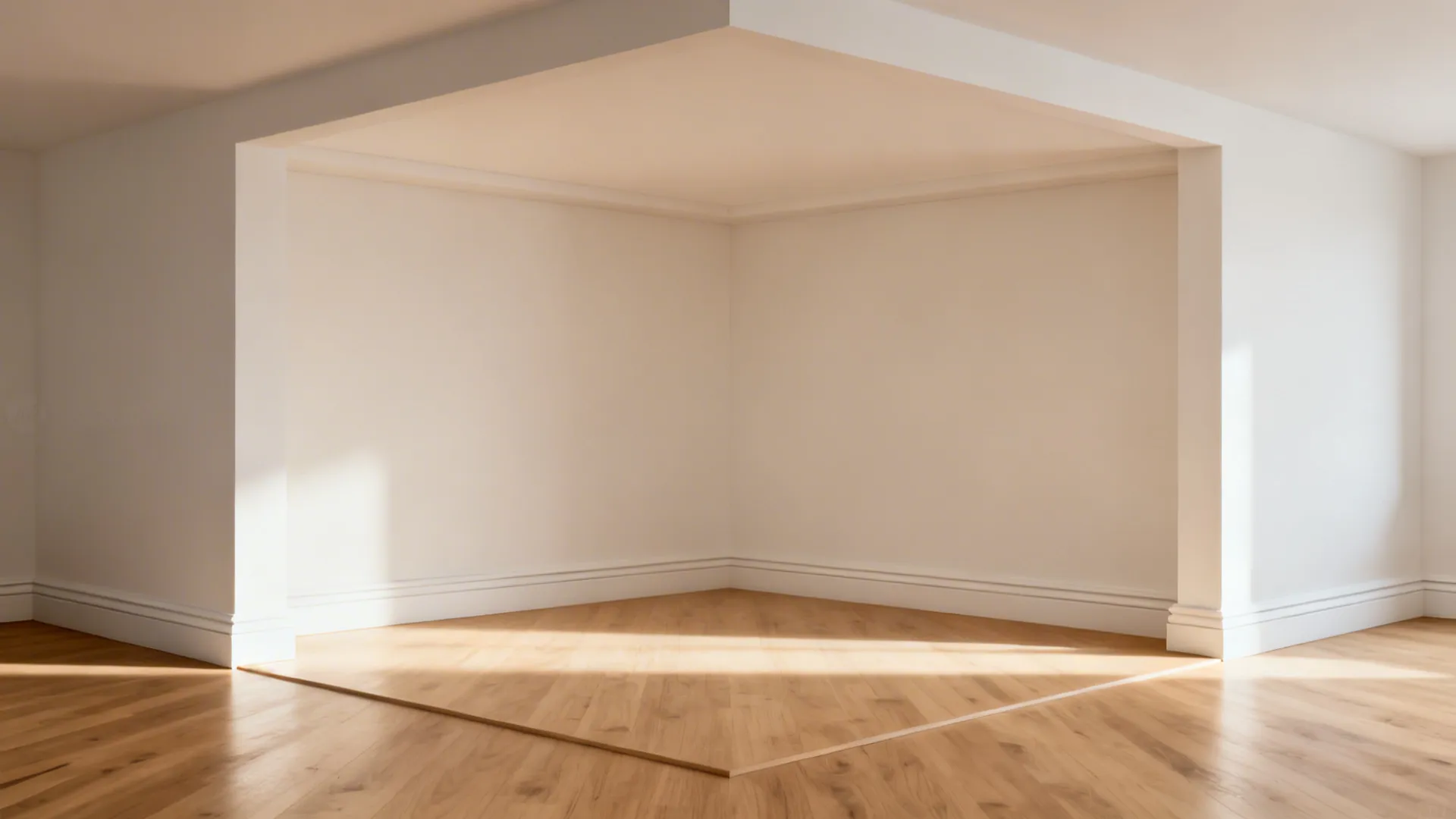 Block the Shell First: Floor Box, Back Wall, Ceiling Plane