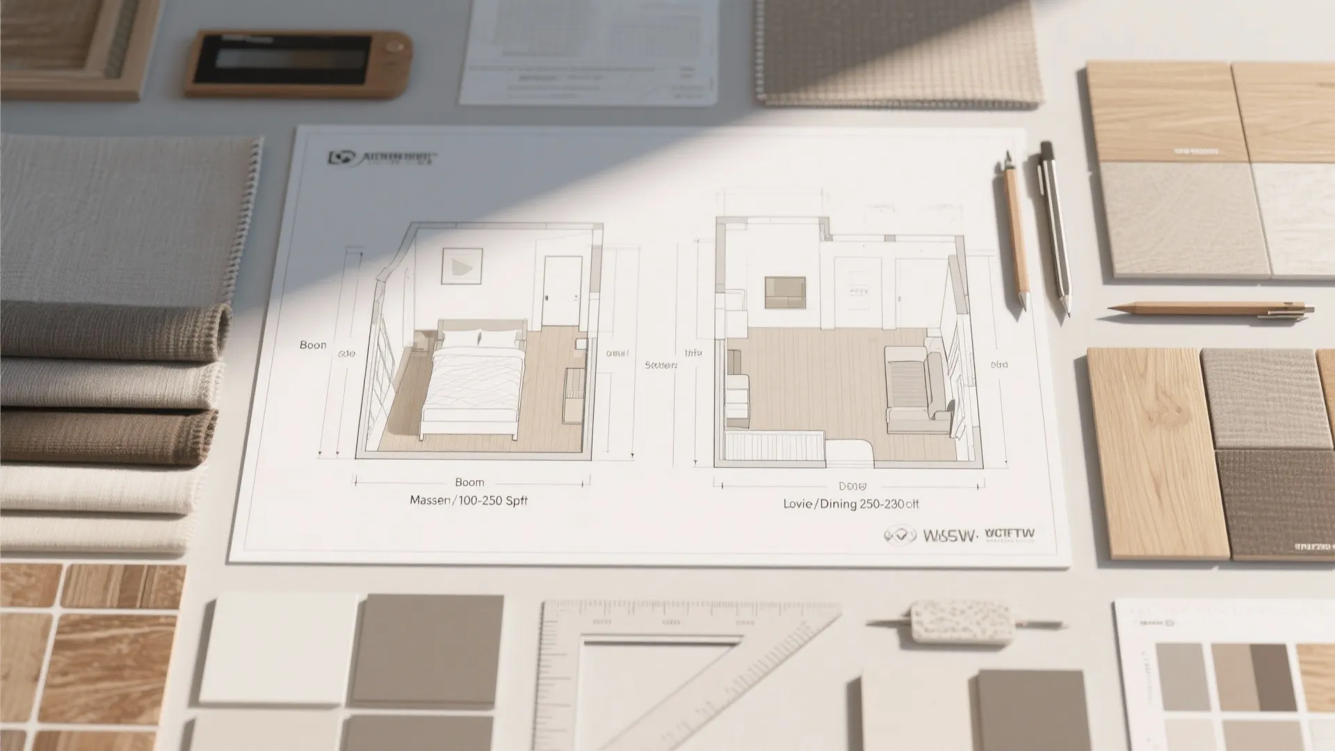 2. Room-by-room square targets I recommend