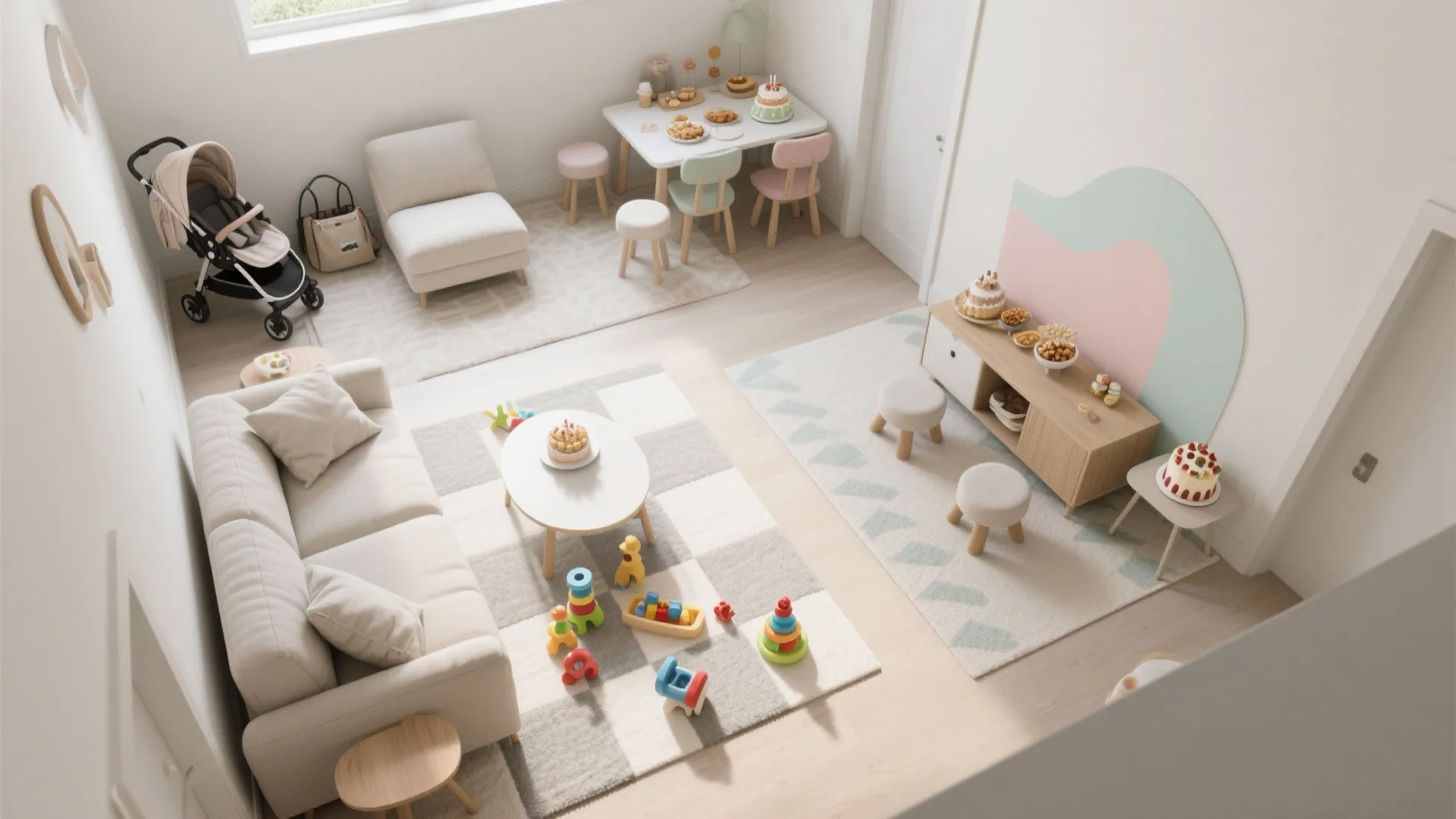 Layout That Flows: Zone the Room for Play + Adults