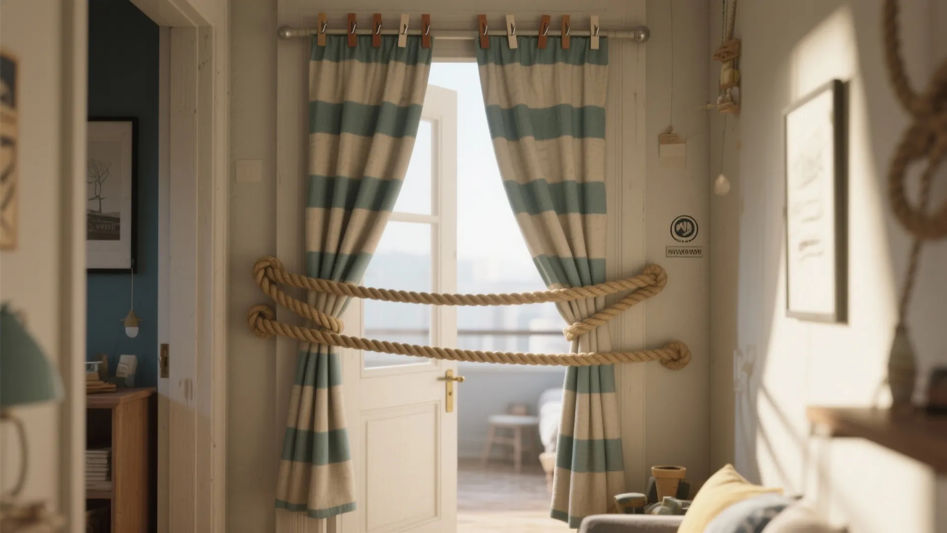 Idea 3: Rope and Curtain Combo