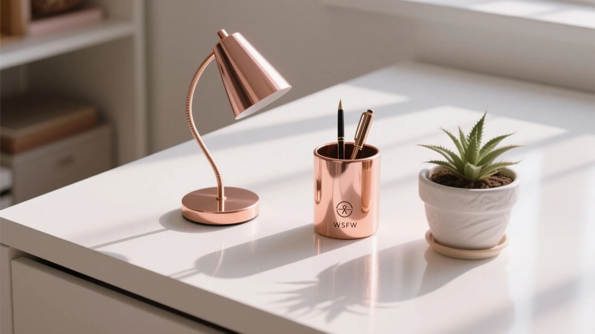 2. Rose Gold Accents