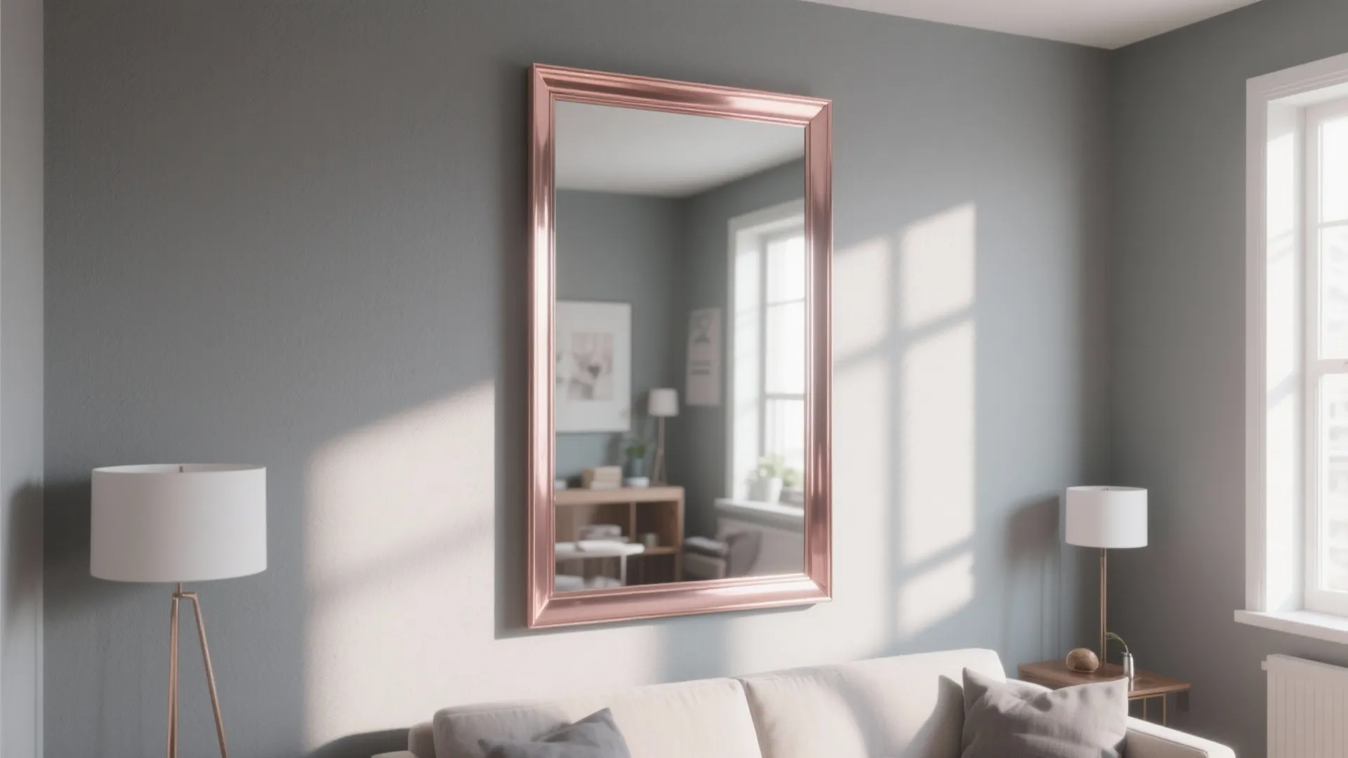 9. Framed Mirrors