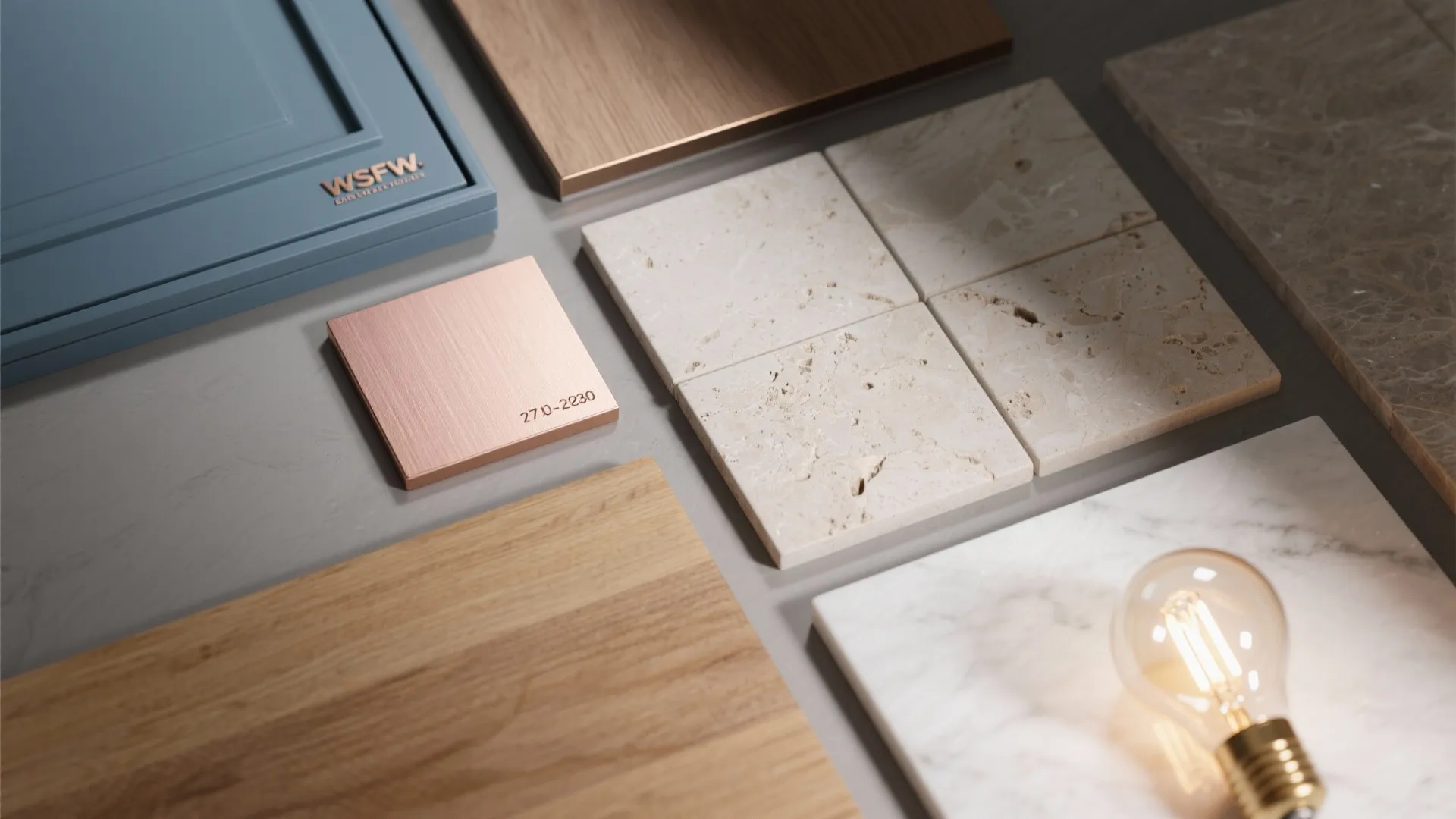 Use rose gold as a bridge between cool and warm palettes