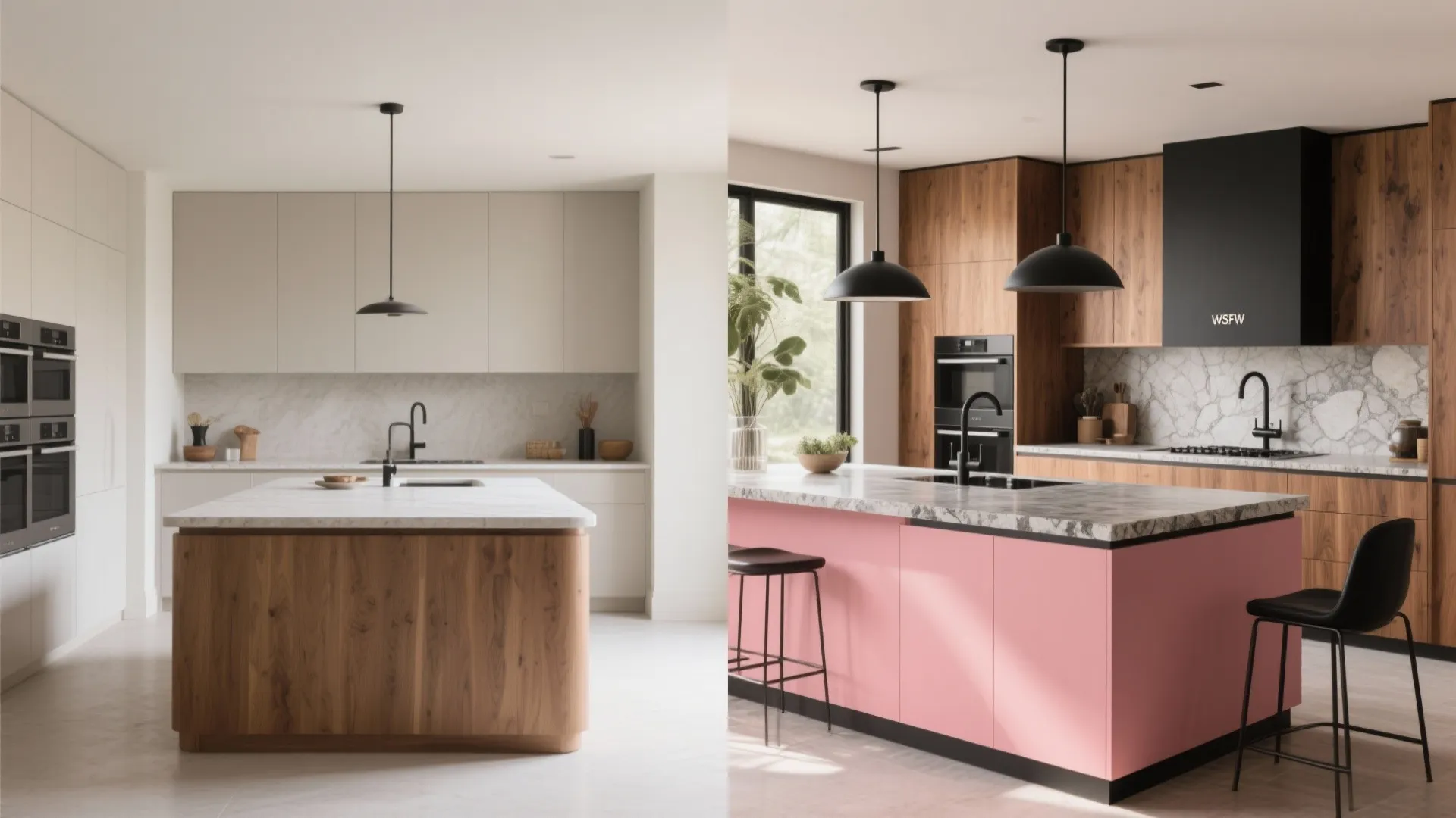 5. Bold Rose Islands and Mixed Materials