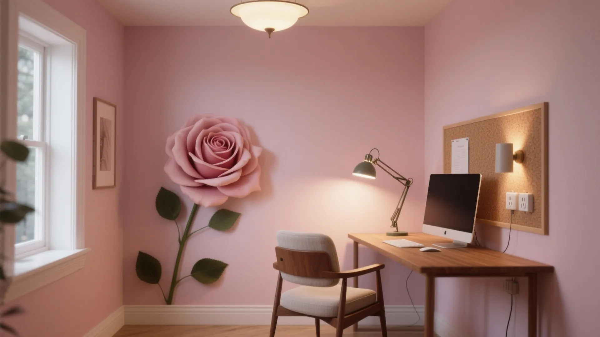 Layered Lighting with Warm Rosy Glow