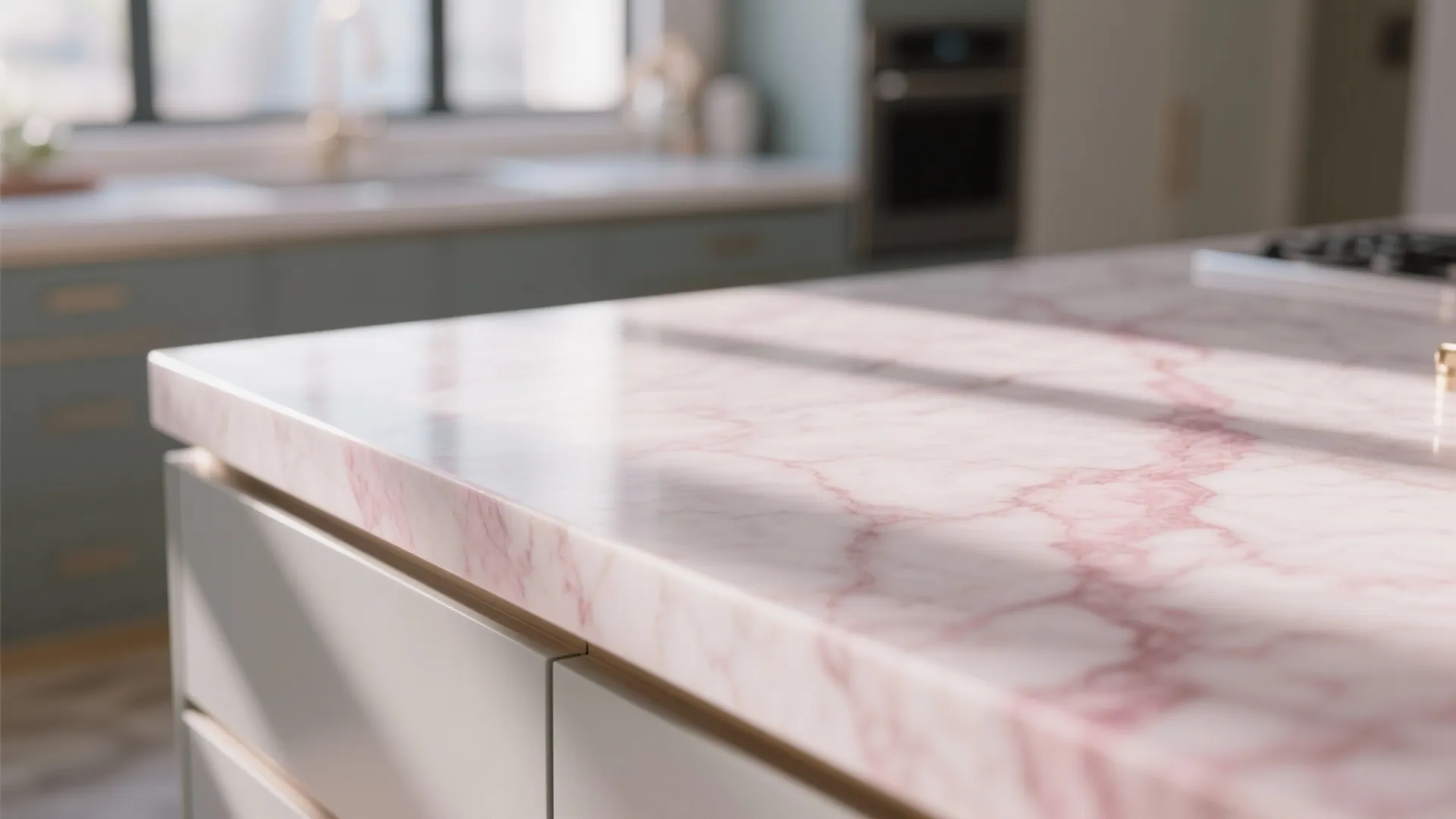 3. Rose Marble Countertops