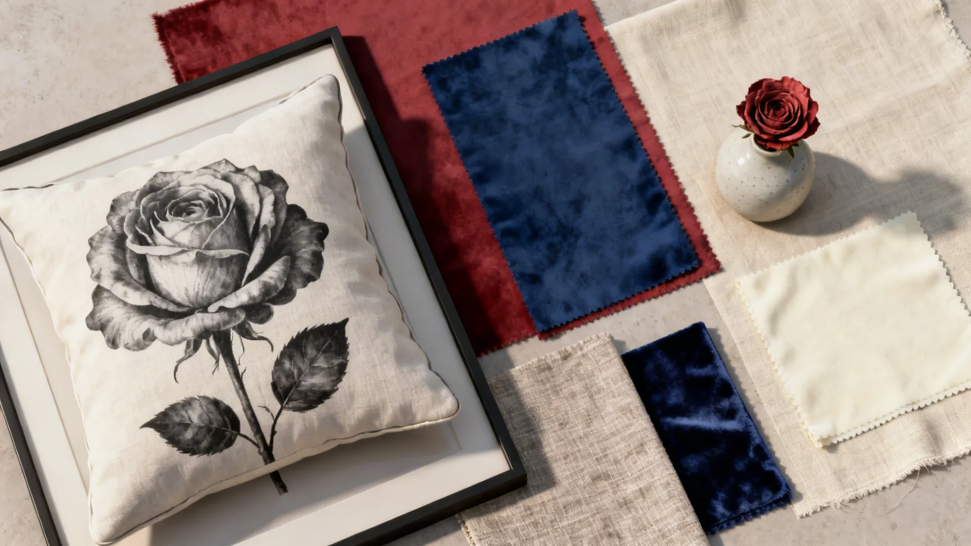 3. Rose Motif, But Mature and Modern