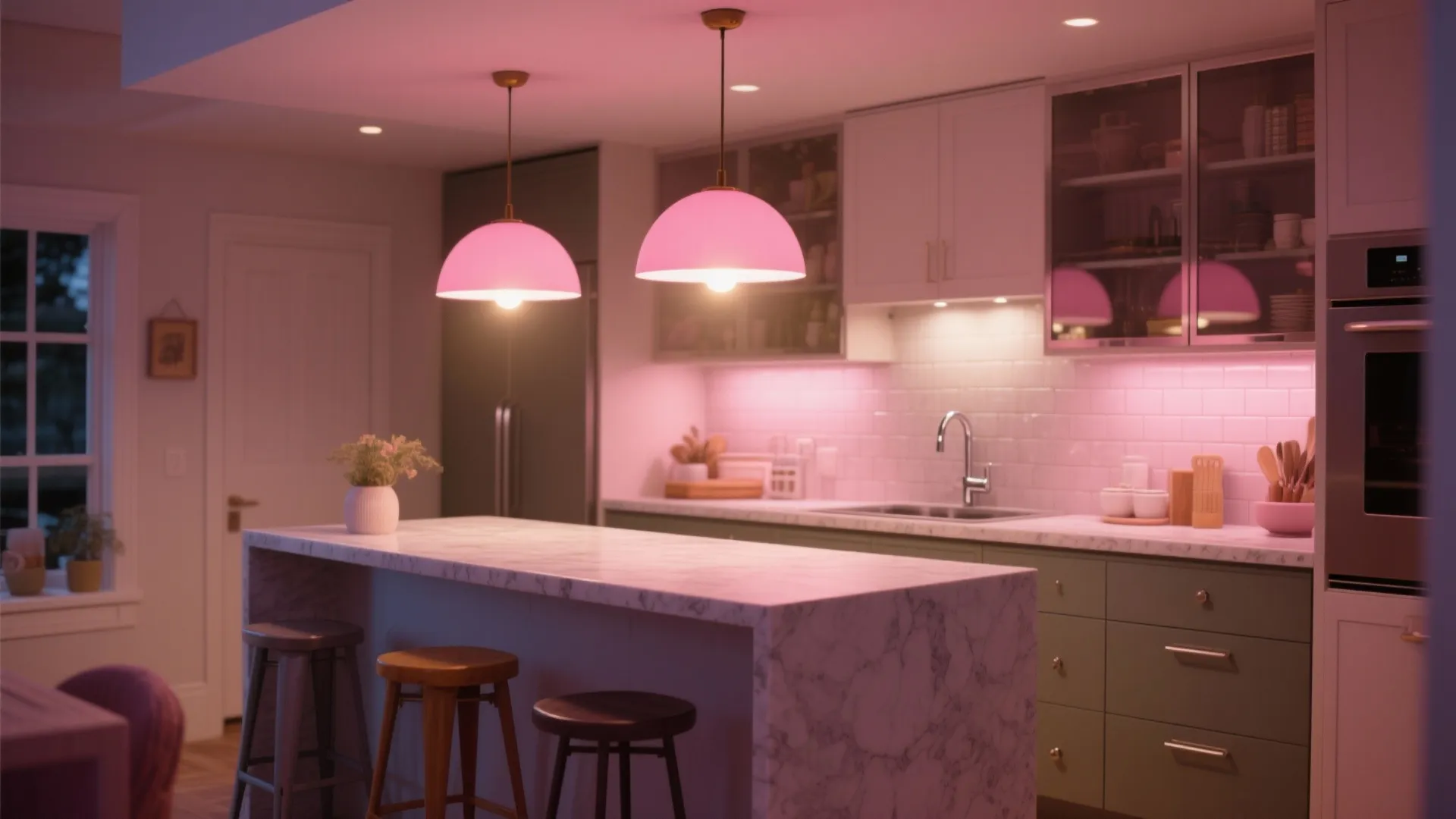 Rosy Pendants as Mood Anchors