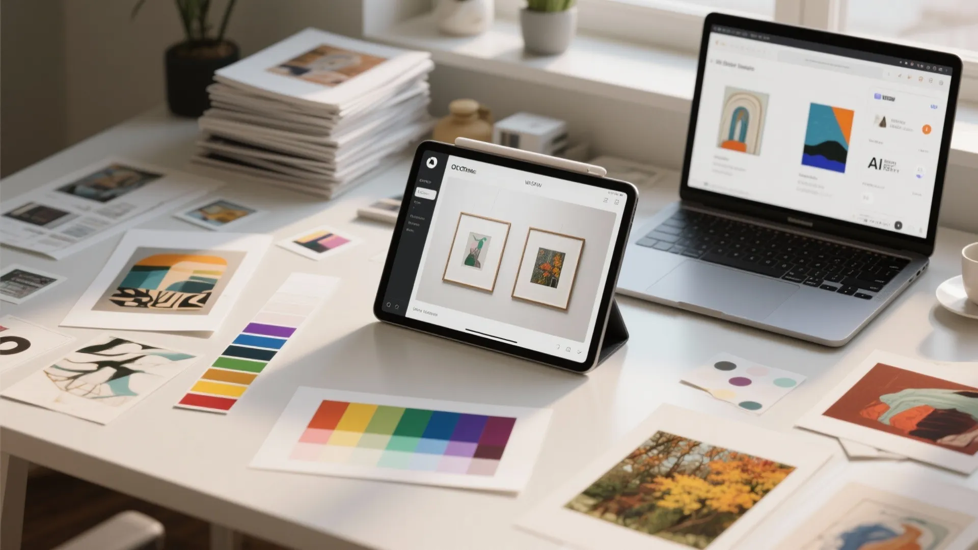 5. Rotate art and use tech to refine choices