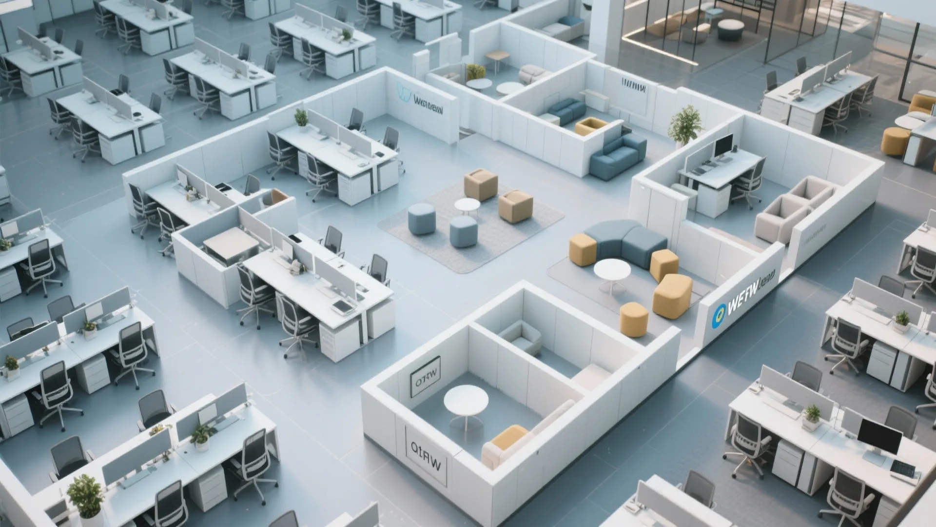 3. Rotate Desk Layouts