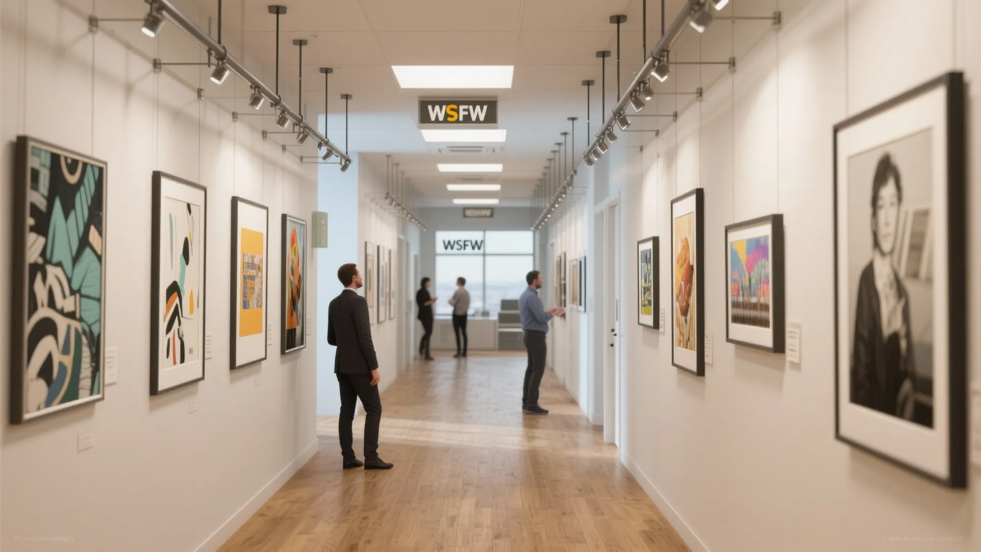 2. Rotating local artist program