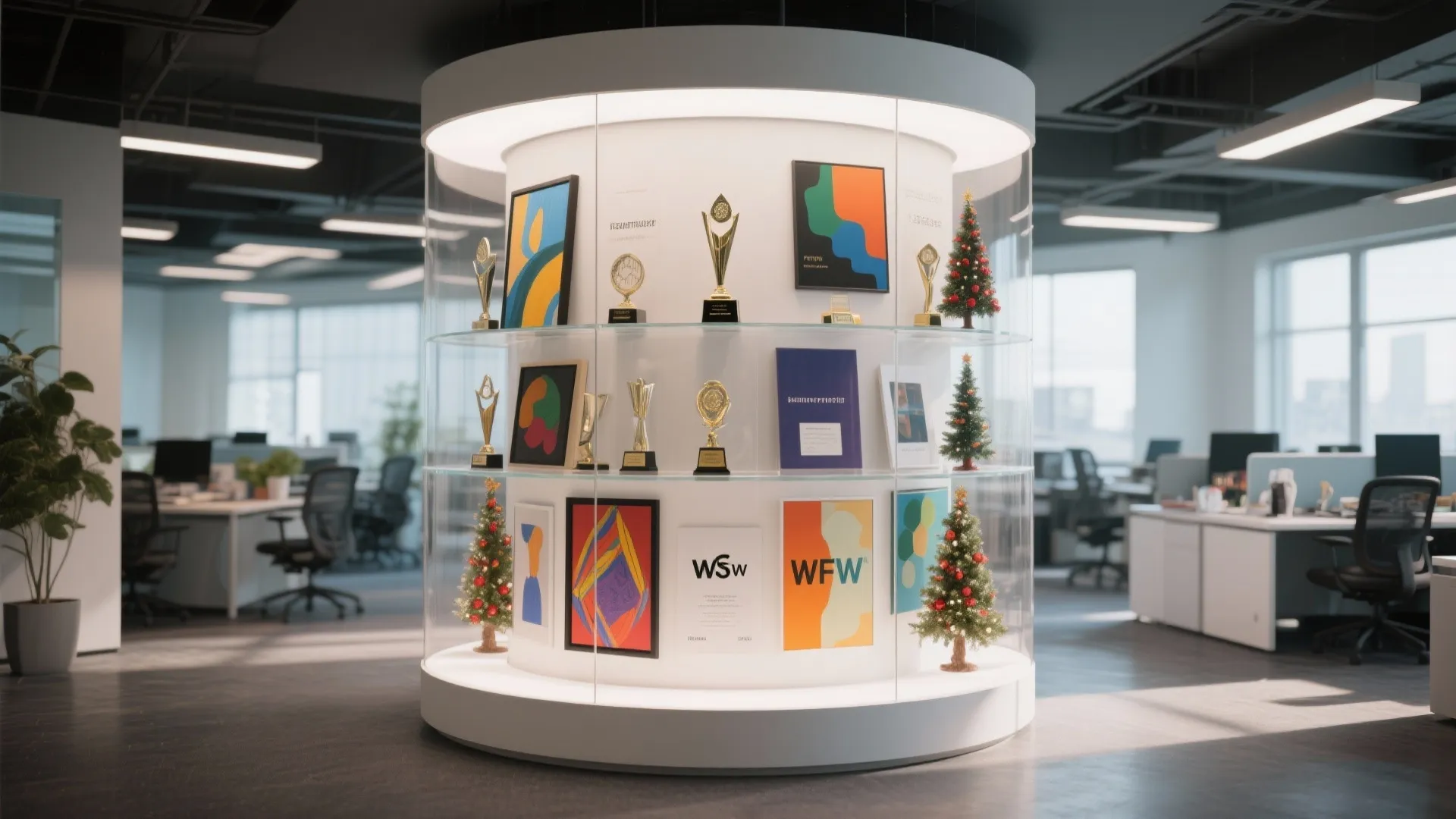 10. Rotating Art + Award Showcase