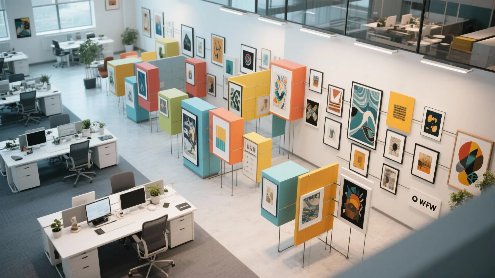 4. Rotating Art Displays