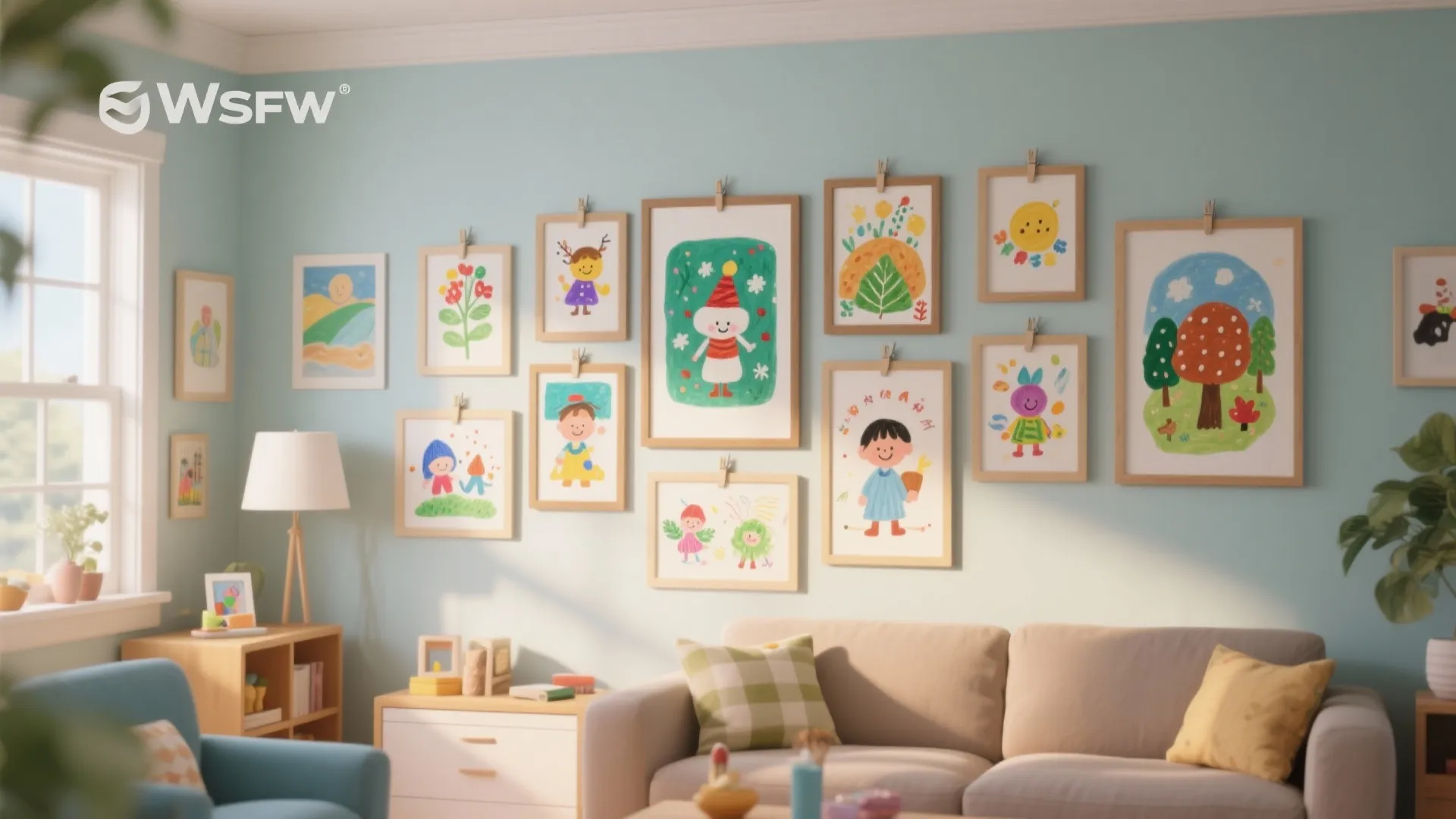 3. Rotating Art Wall