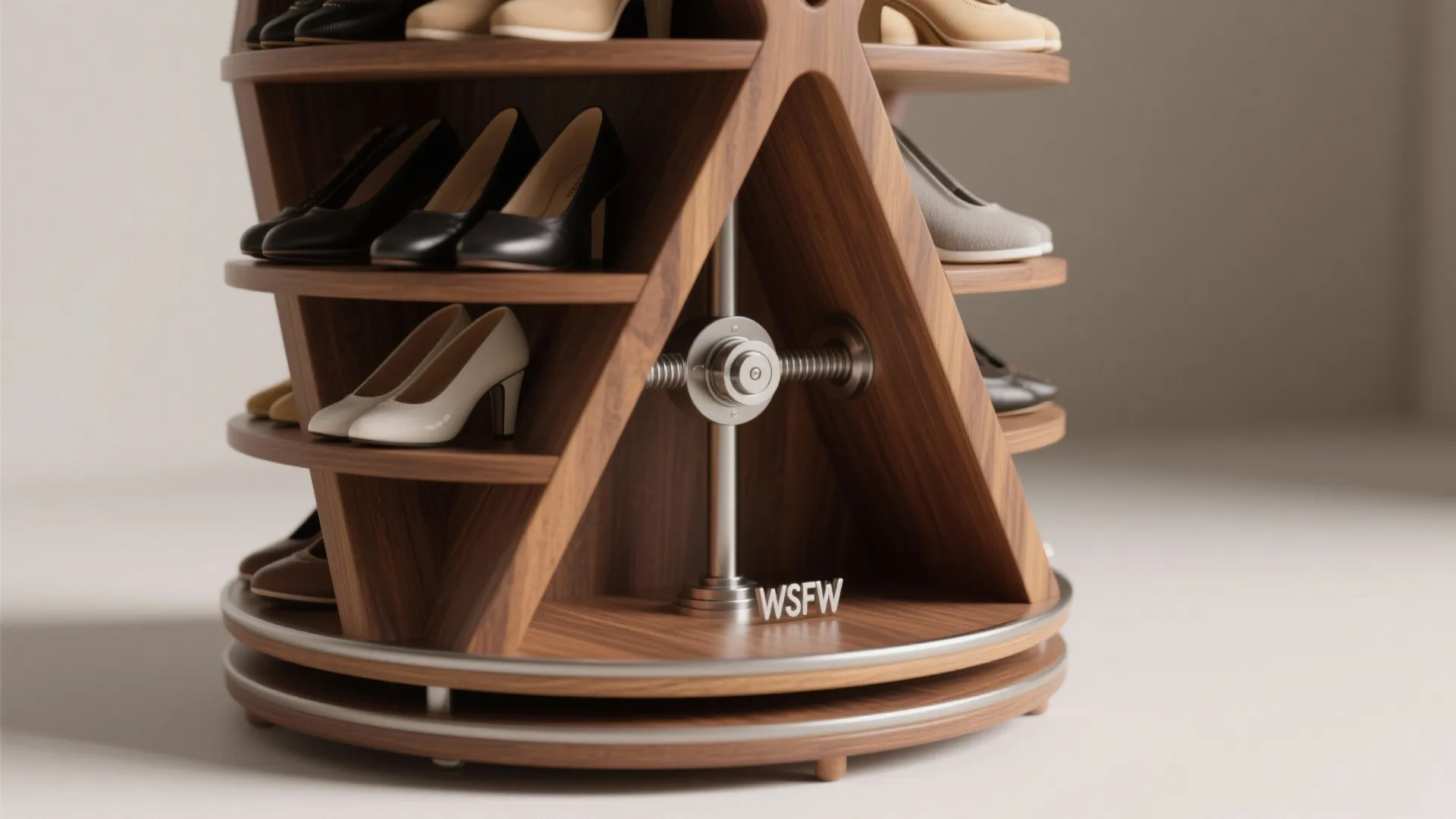 4. Rotating triangular carousel