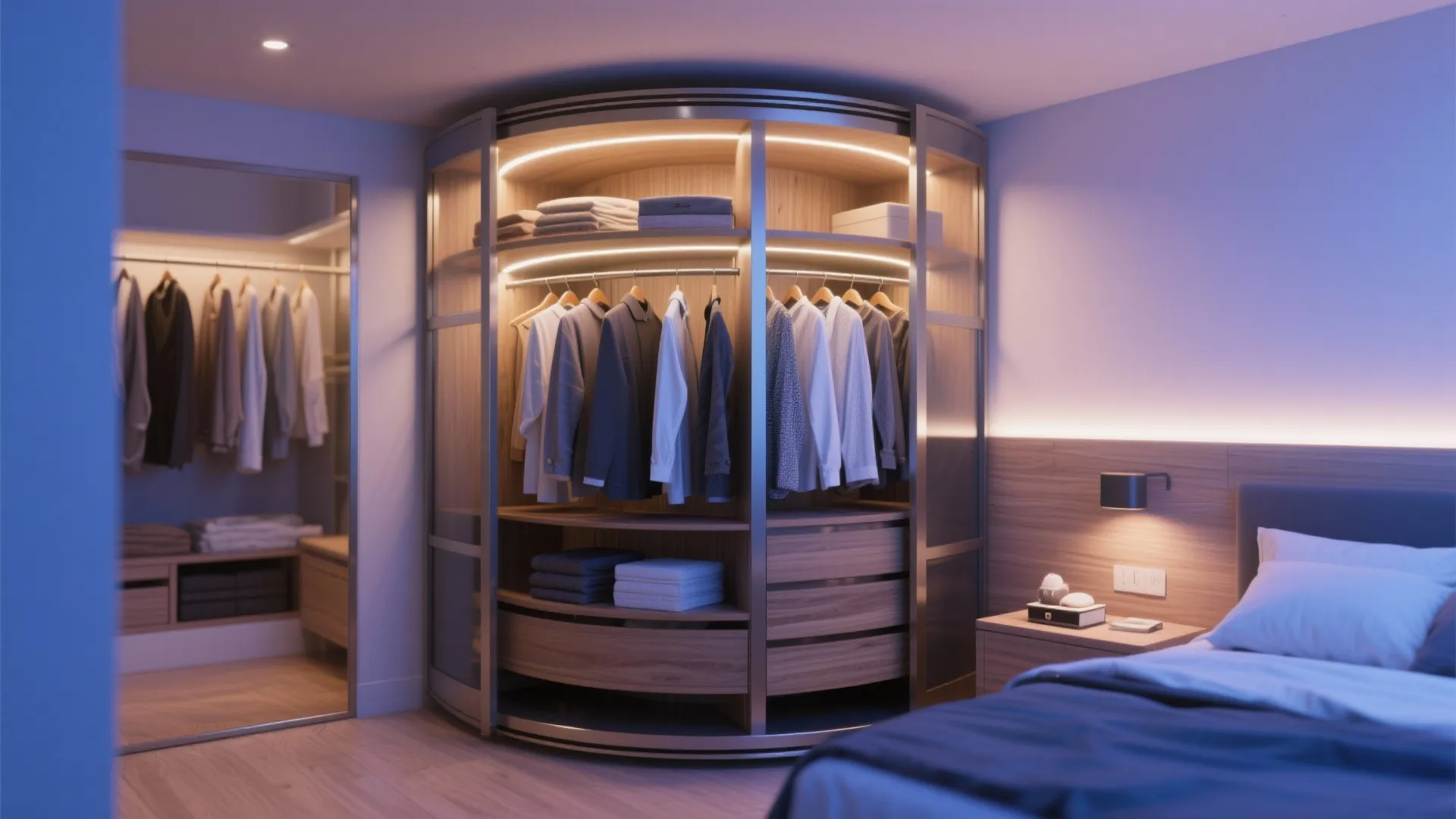 9. Rotating Closet Organizer
