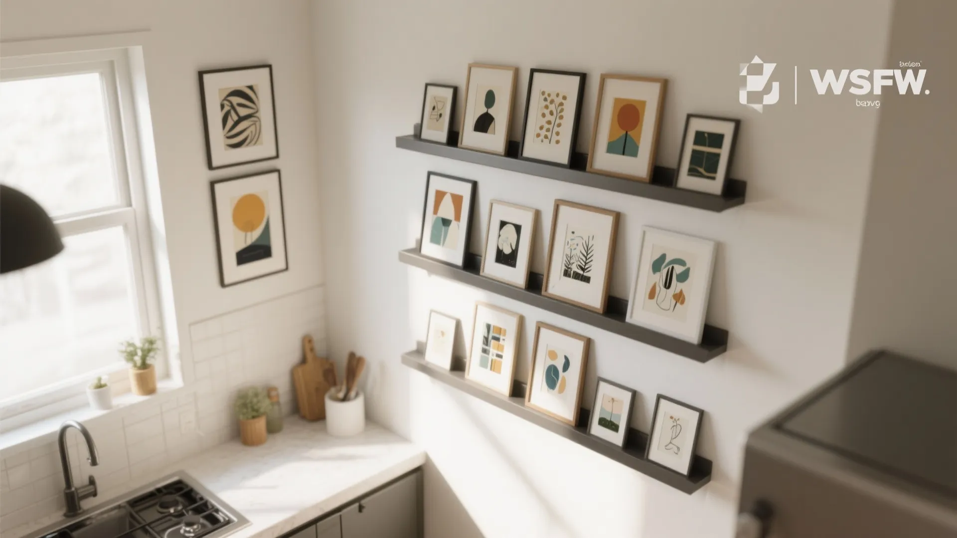 Rotating Gallery Shelves