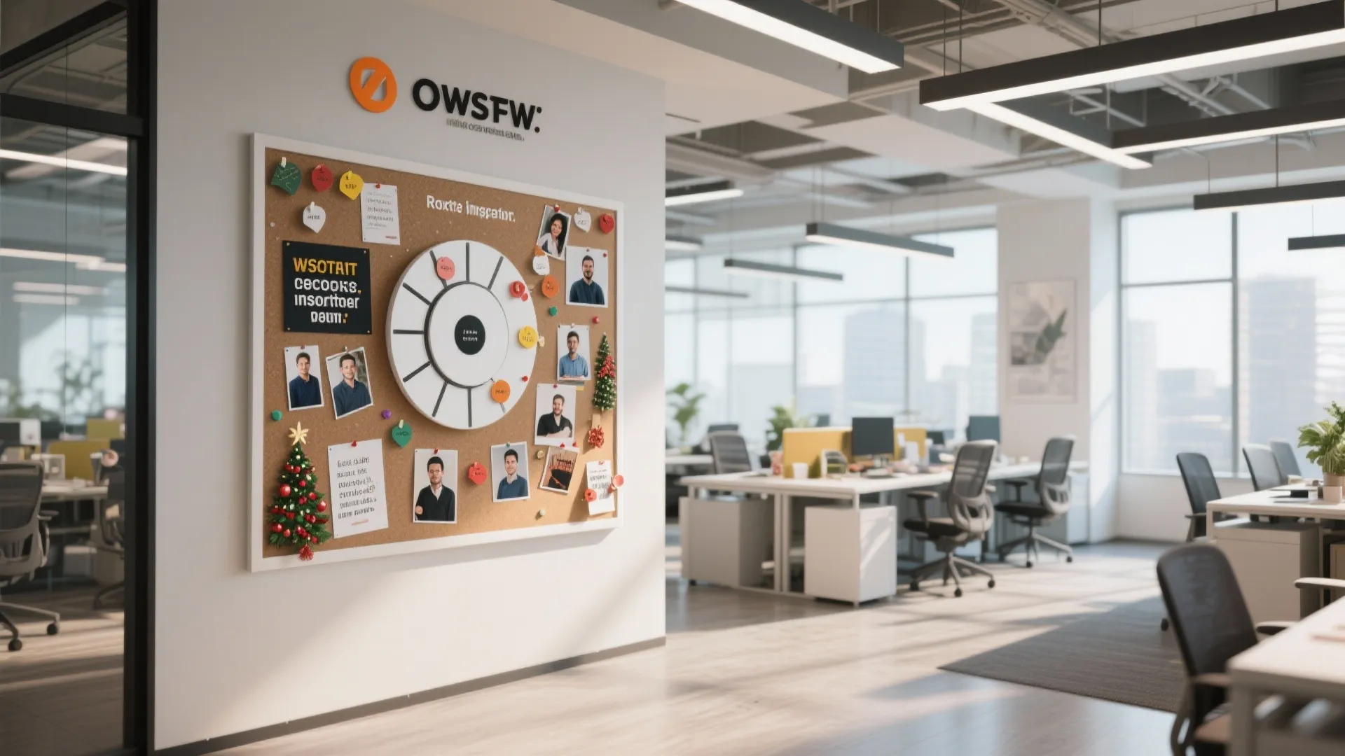 2. Rotating Inspiration Wall