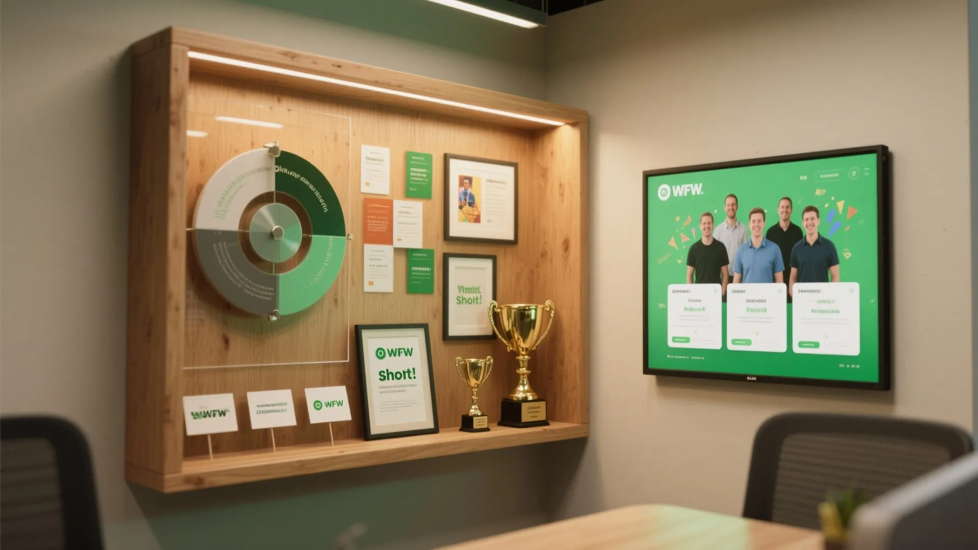 5. Celebrate wins with a rotating showcase