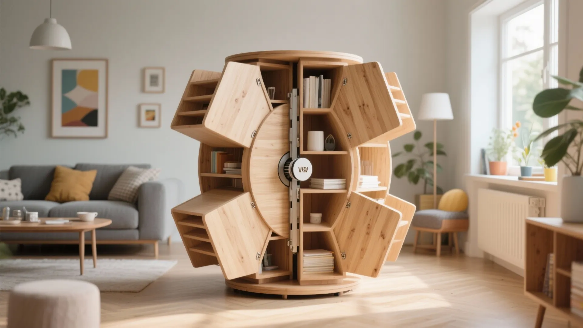 8. Rotating storage units