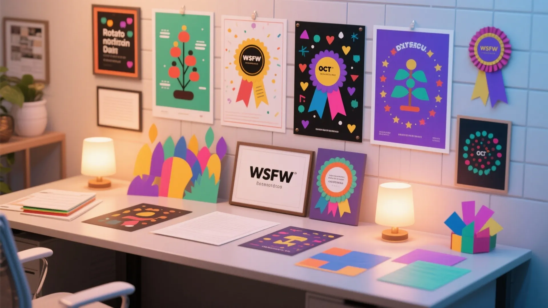 Celebration Wall with Rotating Themes