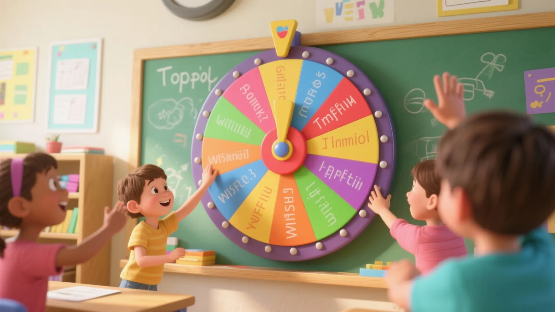 2. Rotating Topic Wheel