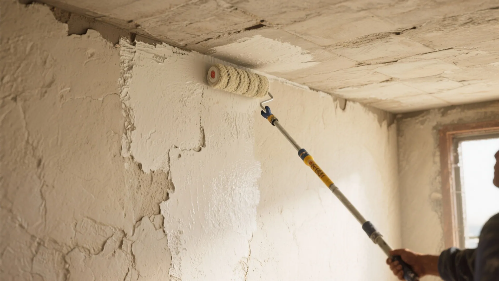 4. Rough walls and ceilings — long nap (3/4"–1")