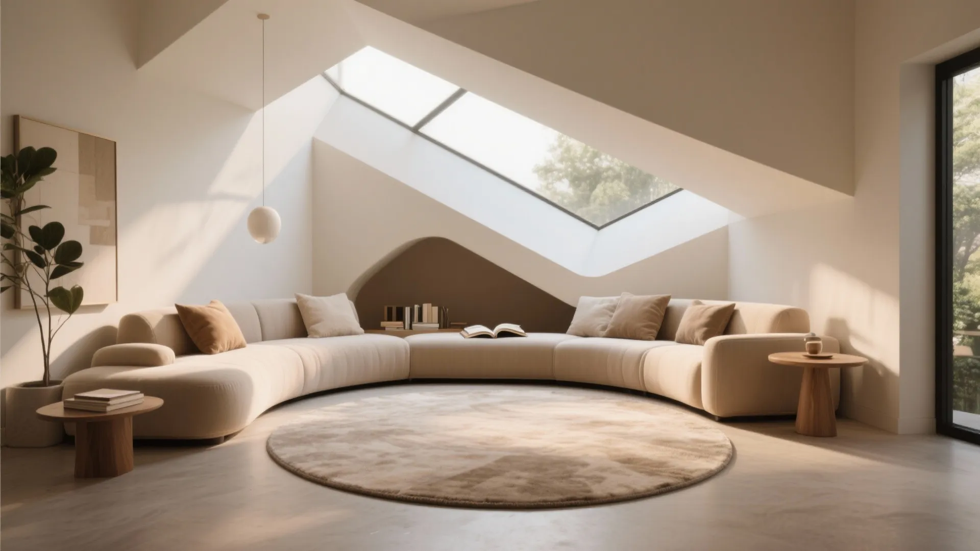 6. Round Rug (8’ Diameter) for Soft Corners