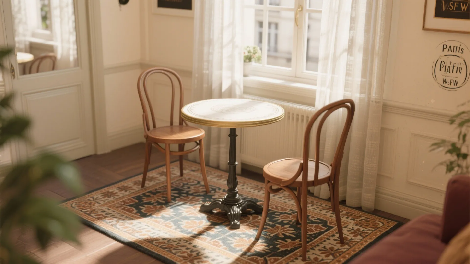 3. Round Bistro Table