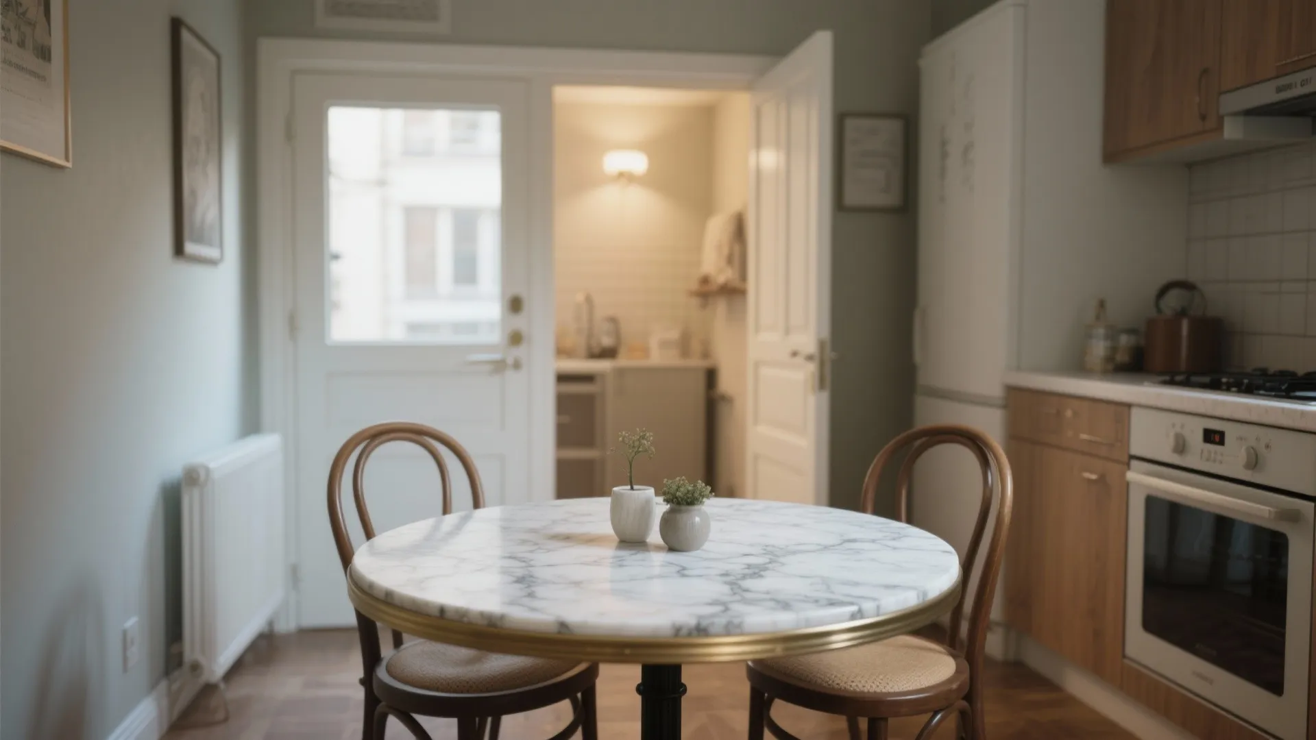 3. Round Bistro Table for Two