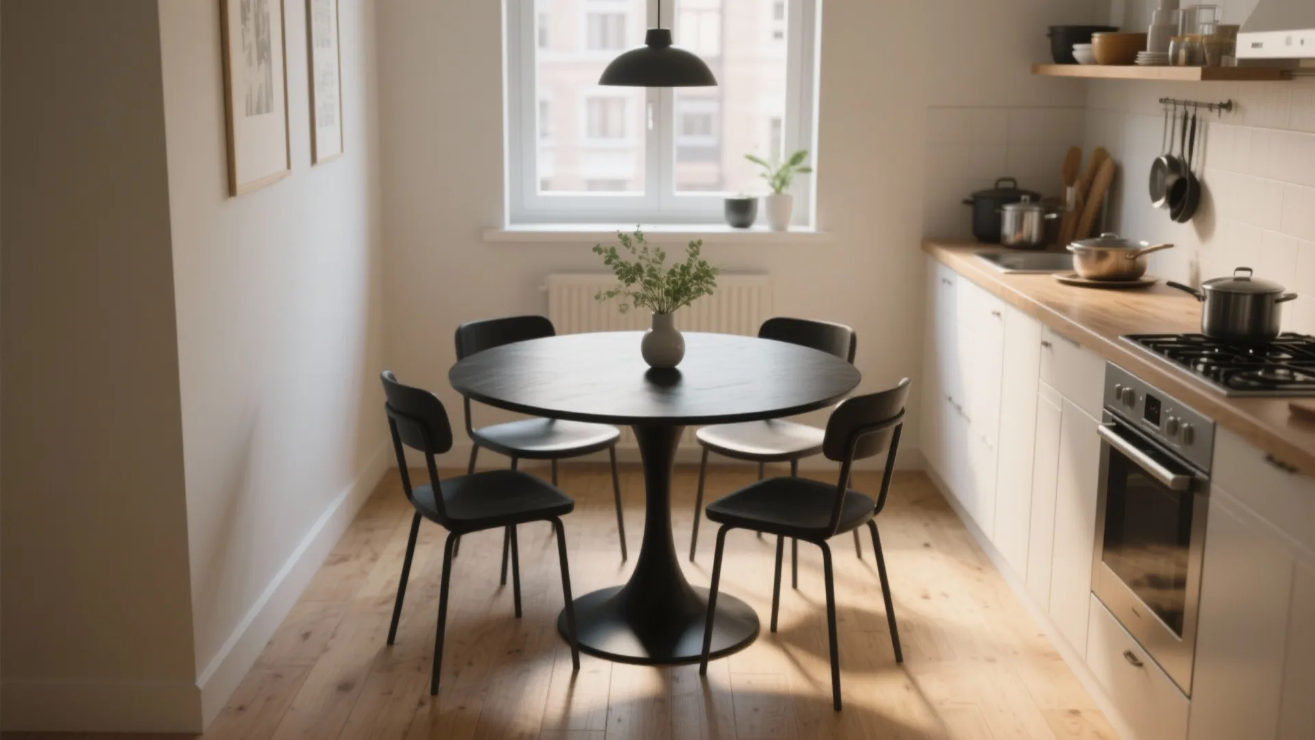 5 Round Black Kitchen Table Set Ideas: Small-space friendly round black kitchen table set designs I’ve used and loved
