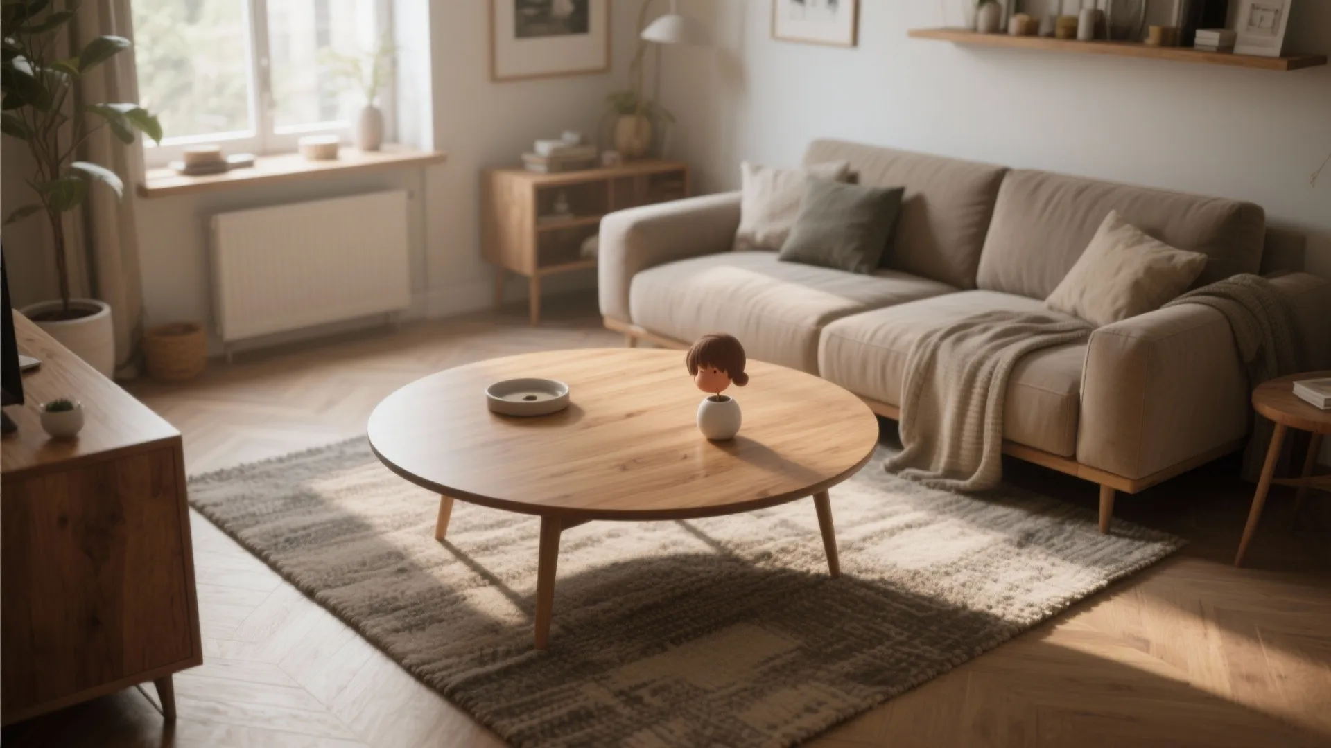 1. Round and friendly: soften traffic paths