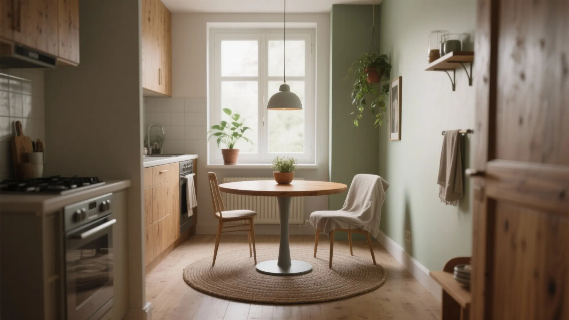 Small Circle Dining Room Table: 5 Compact Ideas: Creative, real-world solutions for fitting a small round dining table into tight spaces
