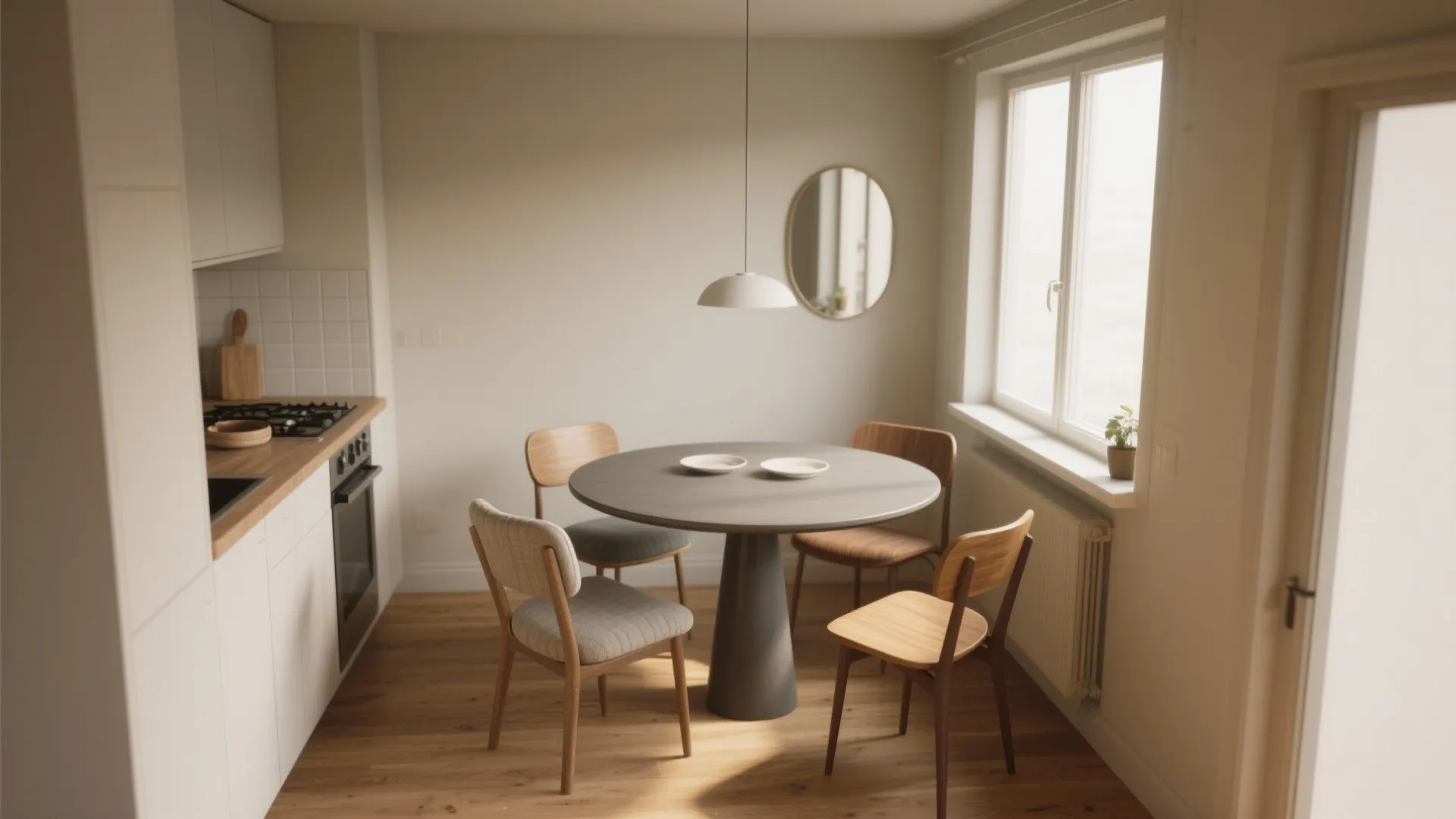 Round Dining Table for Small Spaces — 5 Ideas: Creative, practical inspirations to fit a round dining table into tight footprints