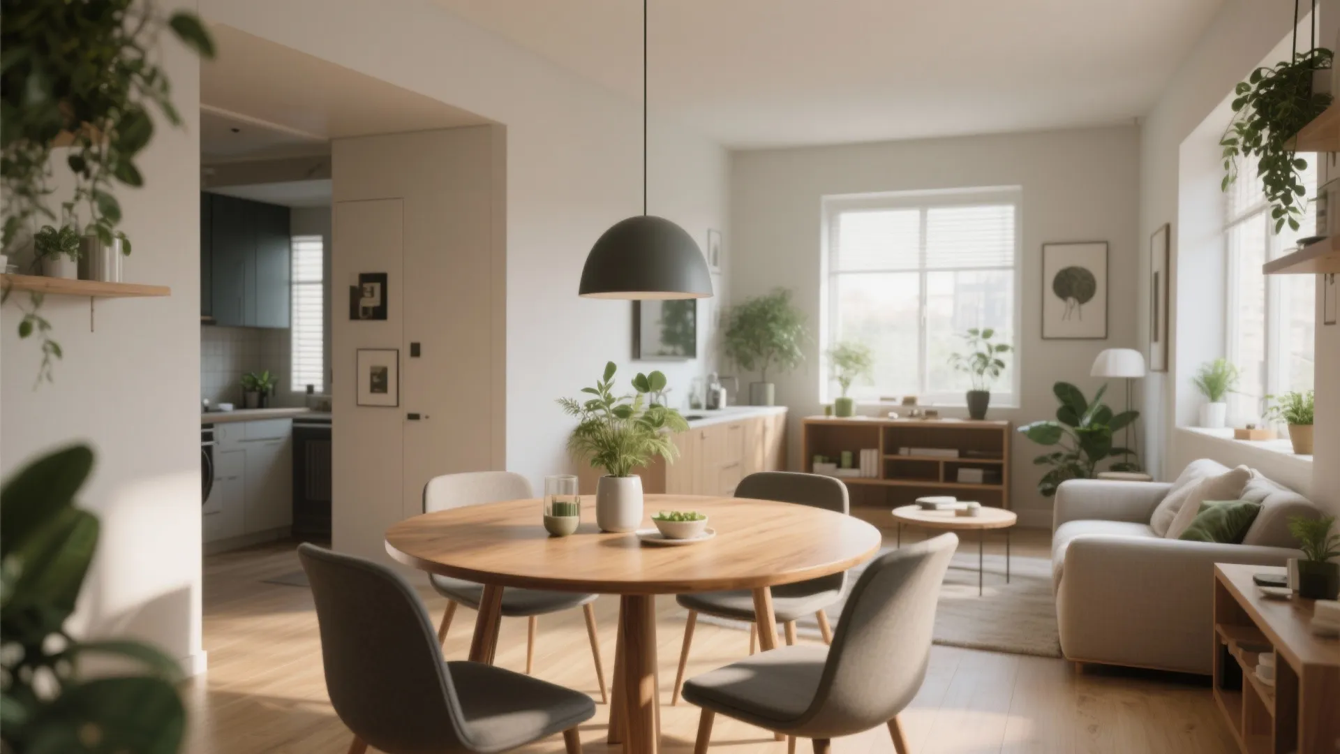 4. Round Dining Table for Flow